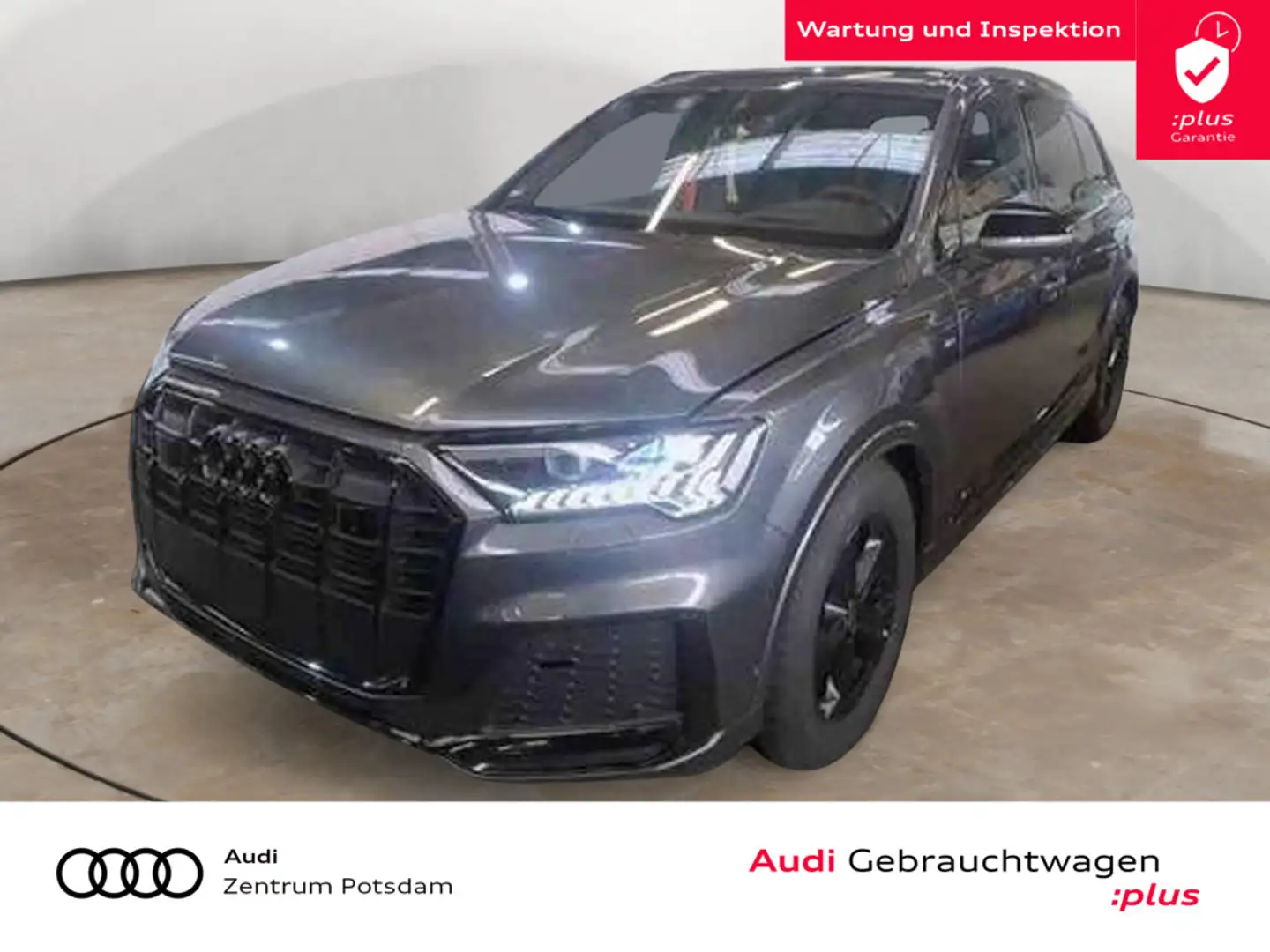 Audi Q7 50TDI quattro S line MATRIX NAVI AHK B&O Grau - 1