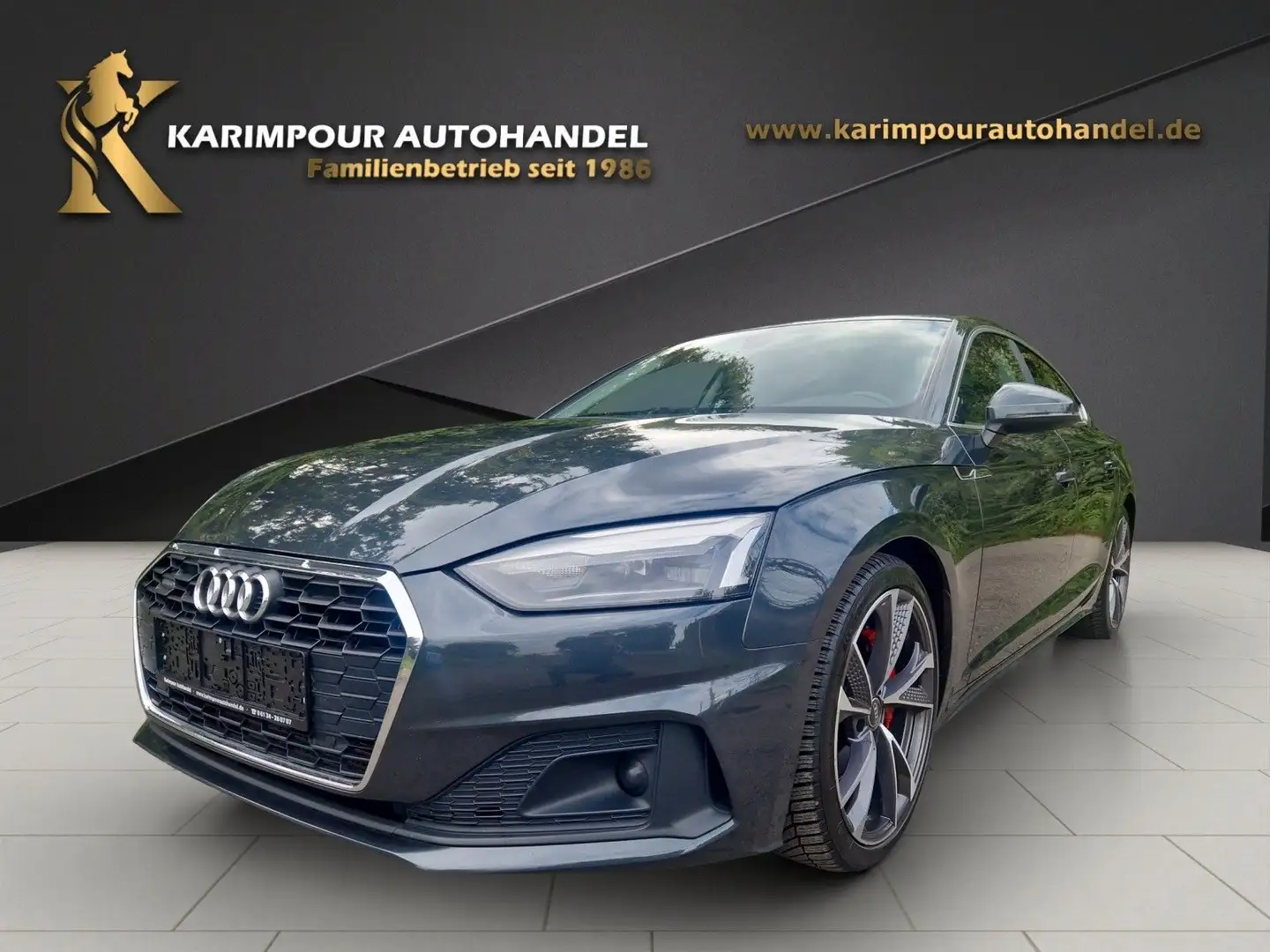 Audi A5 Sportback 45 TDI quattro*Nav*LED*RFK*AHK*EU6* Gris - 1