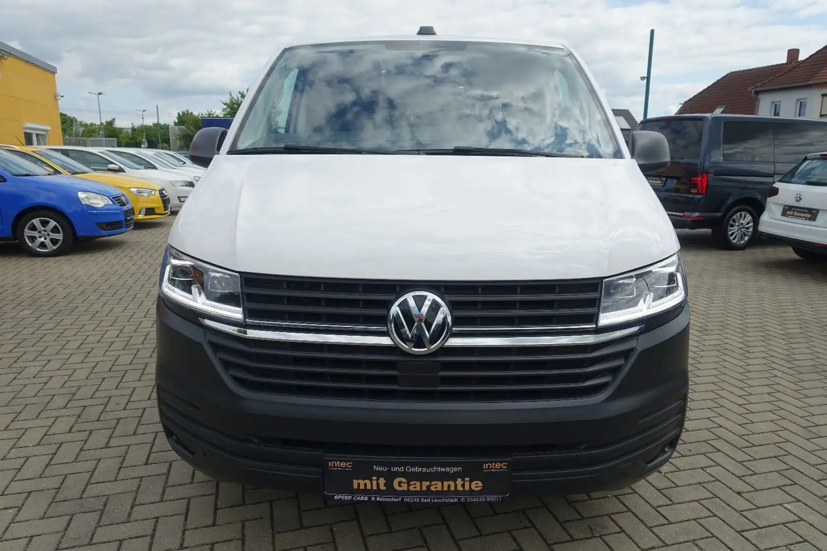 Volkswagen T6 Kombi T6.1 Transporter Kasten*LED*Klima*AZV*1.Hd*Mwst* Wit - 2