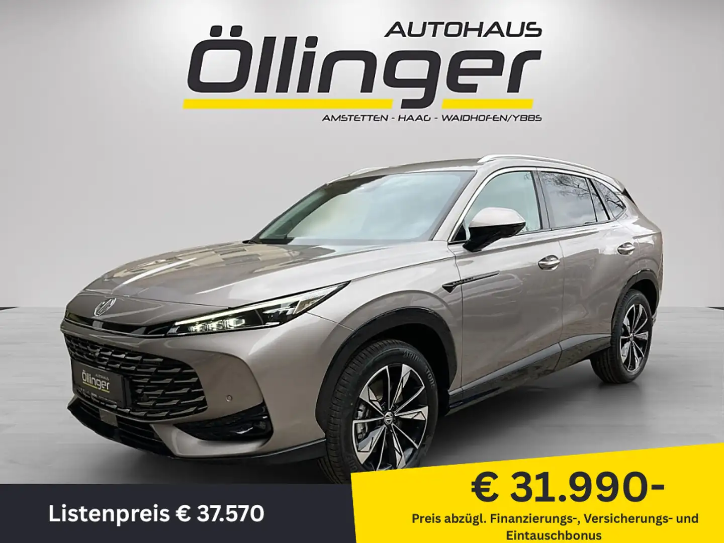 MG HS Hybrid+ Luxury 1,8Wh Aut. + Lenkradheizung + Me... Silber - 1