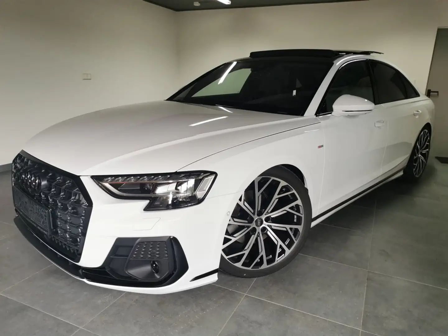 Audi A8 -TDI,S-line,Audi exclusive,TV,Ahv,RS Sitze,Head-up Blanc - 2