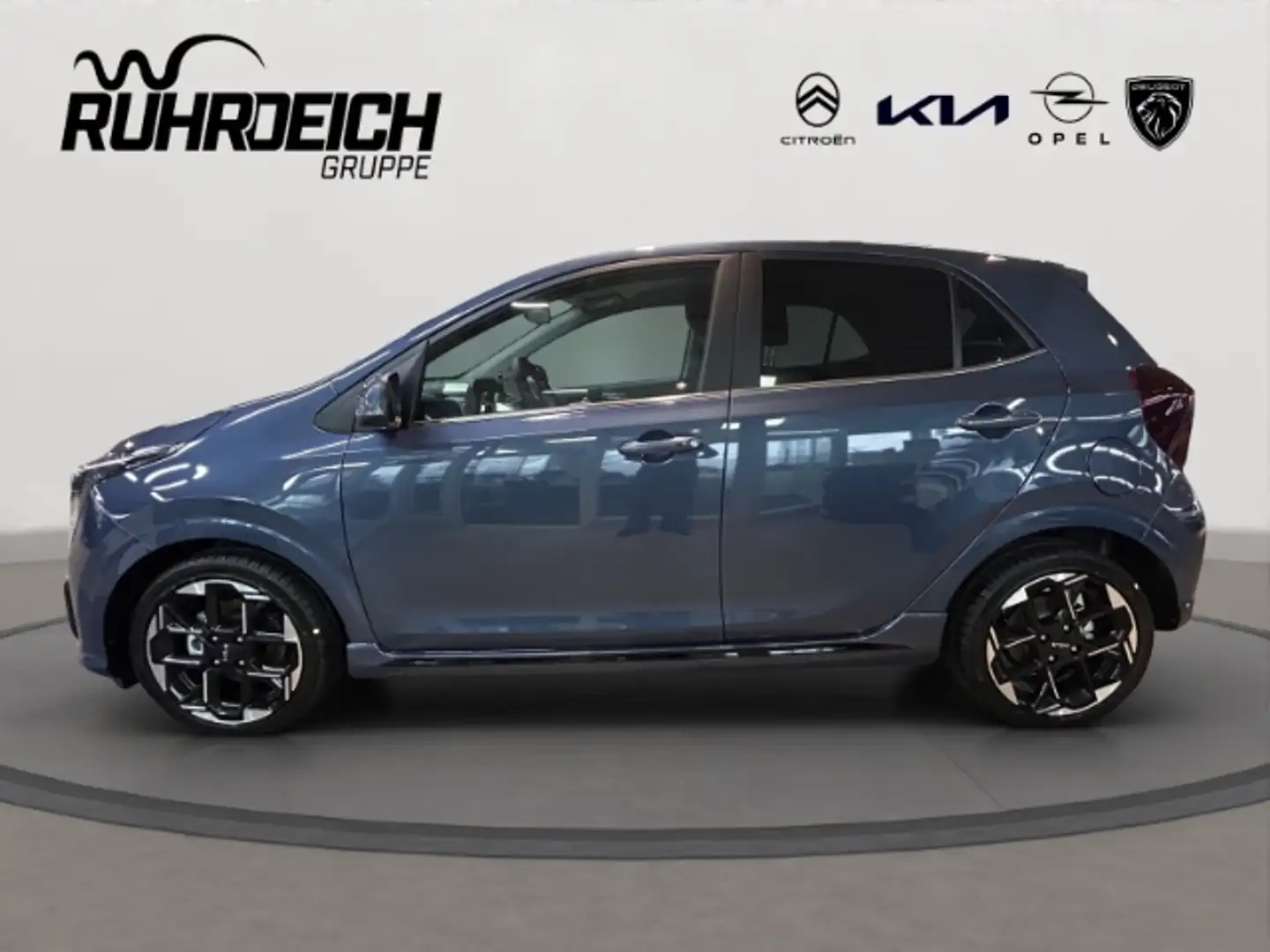 Kia Picanto 1.2 GT-Line Navi Kamera SHZ LHZ Klimaautom Apple C Blu/Azzurro - 2