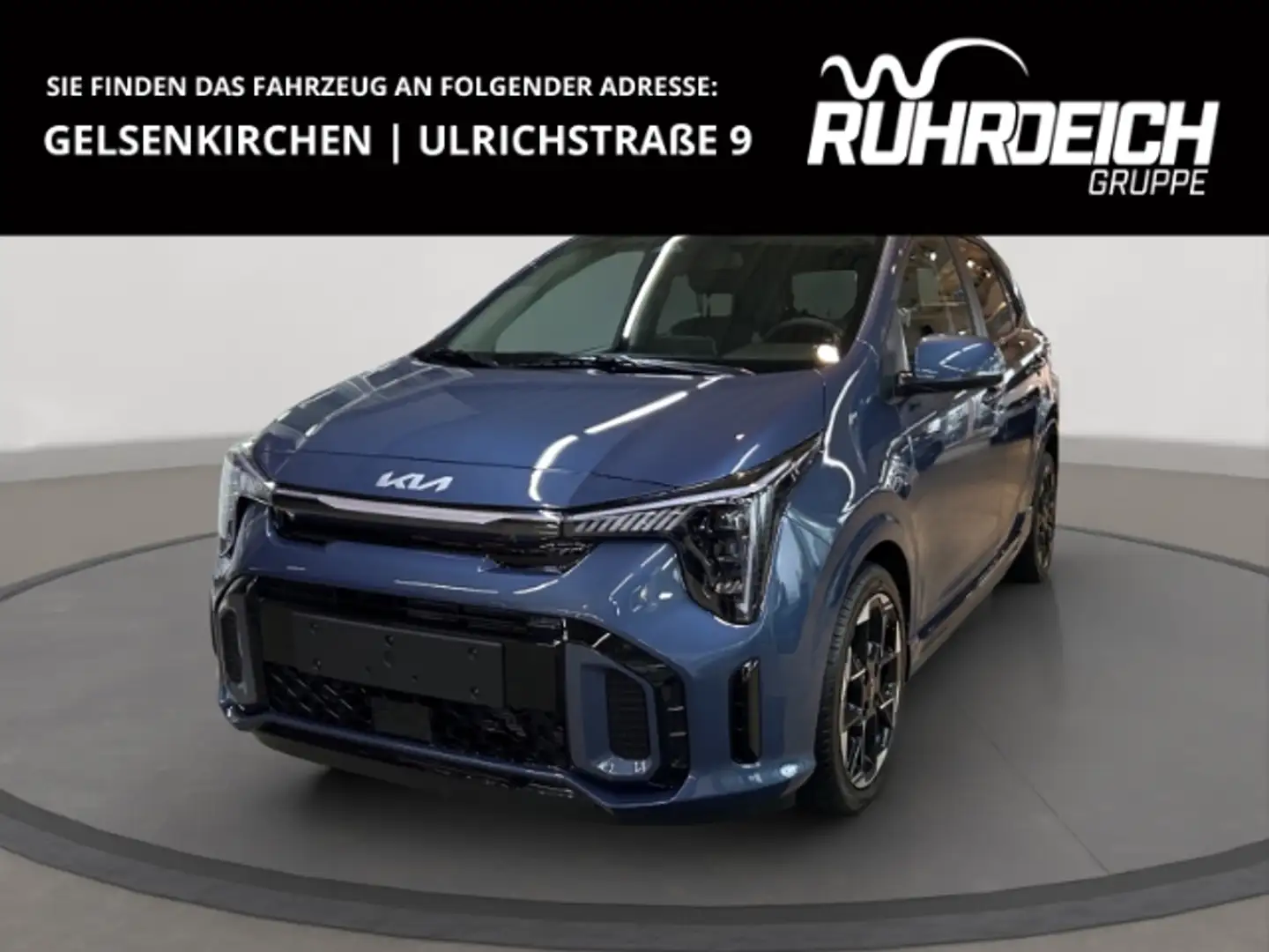 Kia Picanto 1.2 GT-Line Navi Kamera SHZ LHZ Klimaautom Apple C Blu/Azzurro - 1