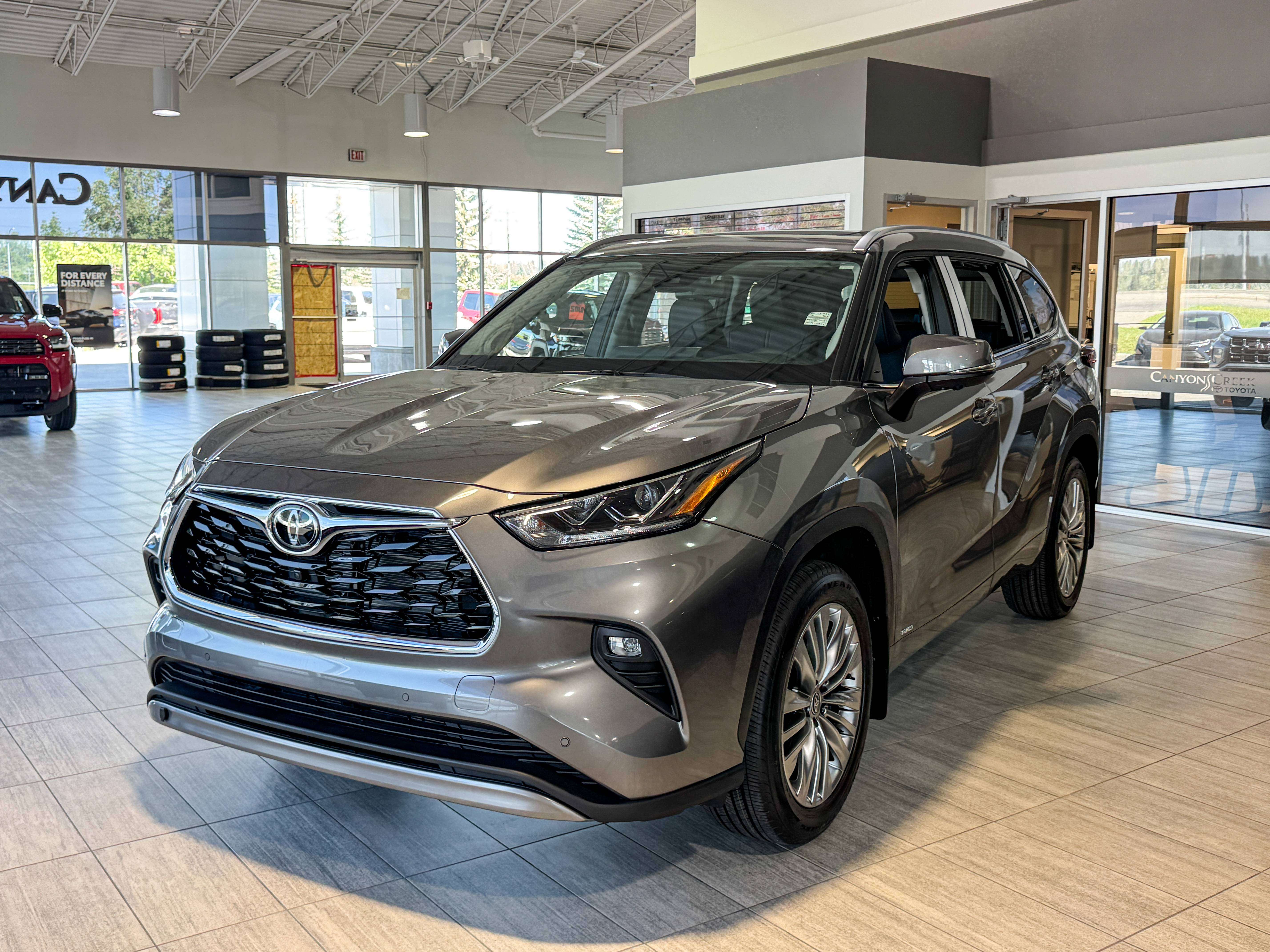 Gray 2026 Toyota Highlander Hybrid SUV / Crossover All-Wheel Drive Automatic