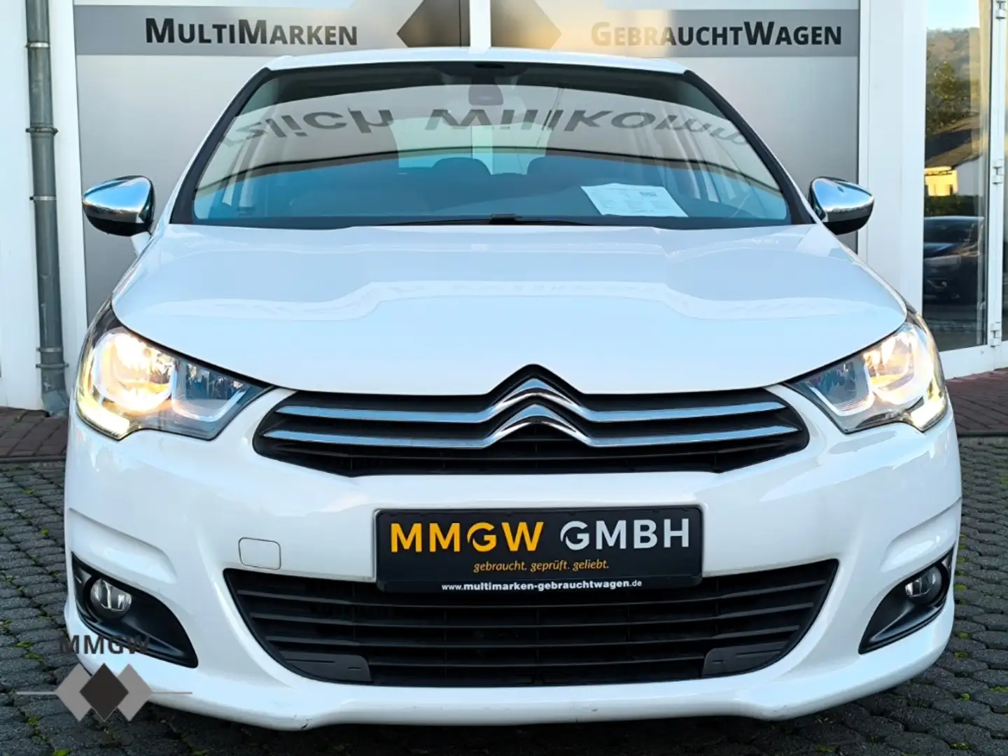 Citroen C4 Selection Navi/Klima/SHZ/Notbremsass./Temp/Tel.-Vo Blanc - 2