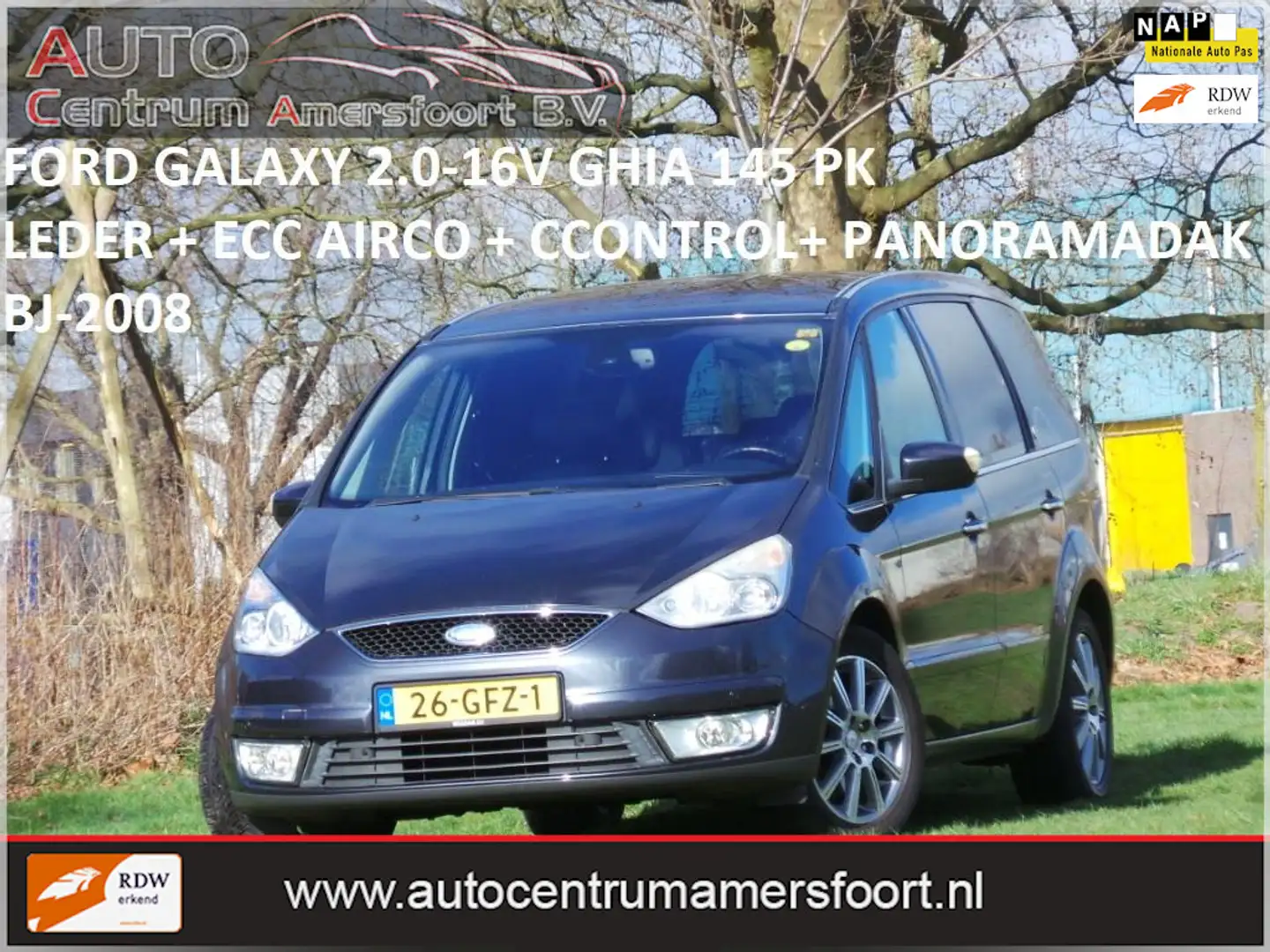 Ford Galaxy 2.0-16V Ghia ( 7-PERSOONS + INRUIL MOGELIJK ) Gris - 1