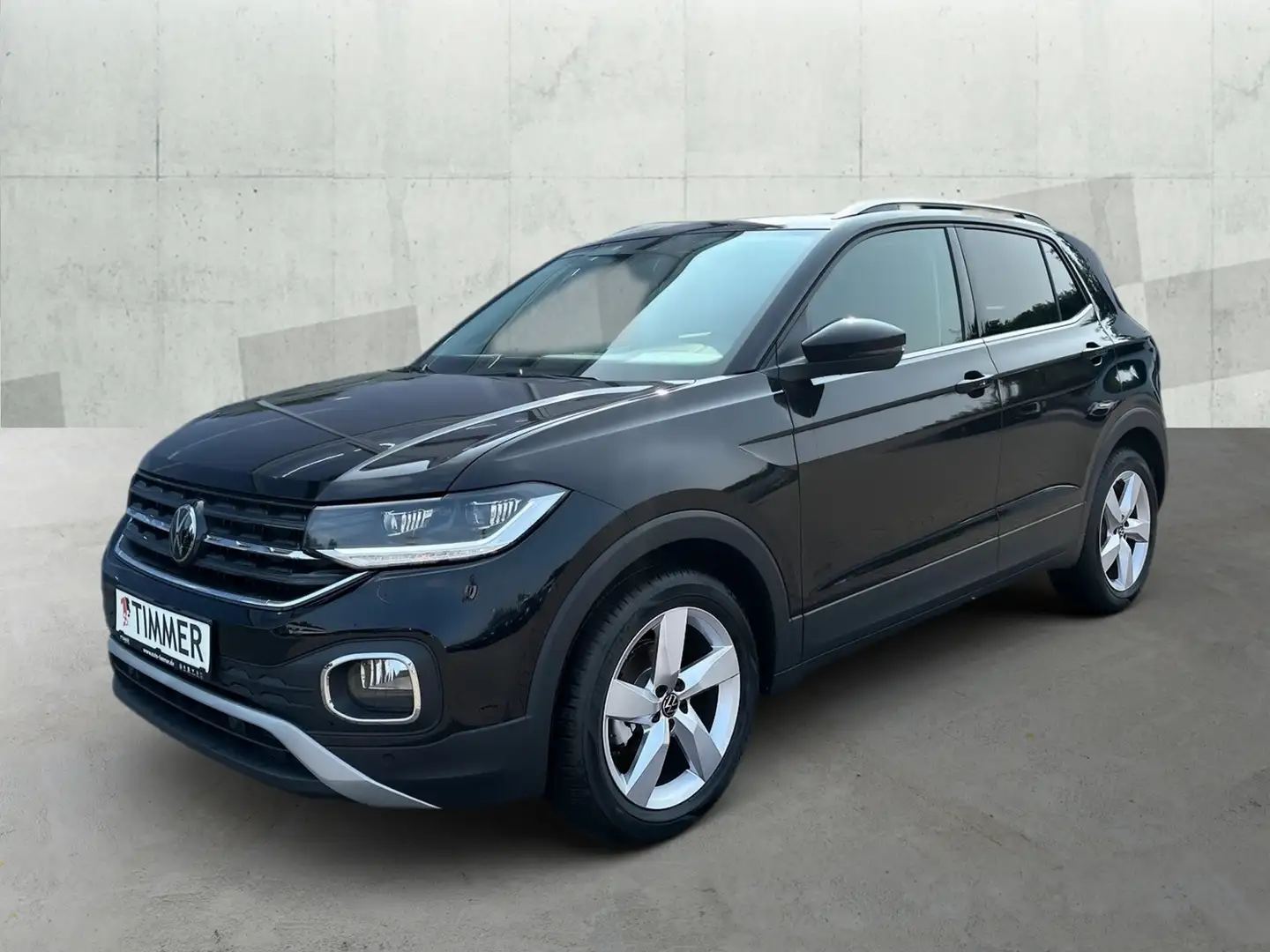 Volkswagen T-Cross 1.0 TSI Style *APP-CON*DSG*RÜCKFAHRKAMERA*SHZ*NAV Schwarz - 2