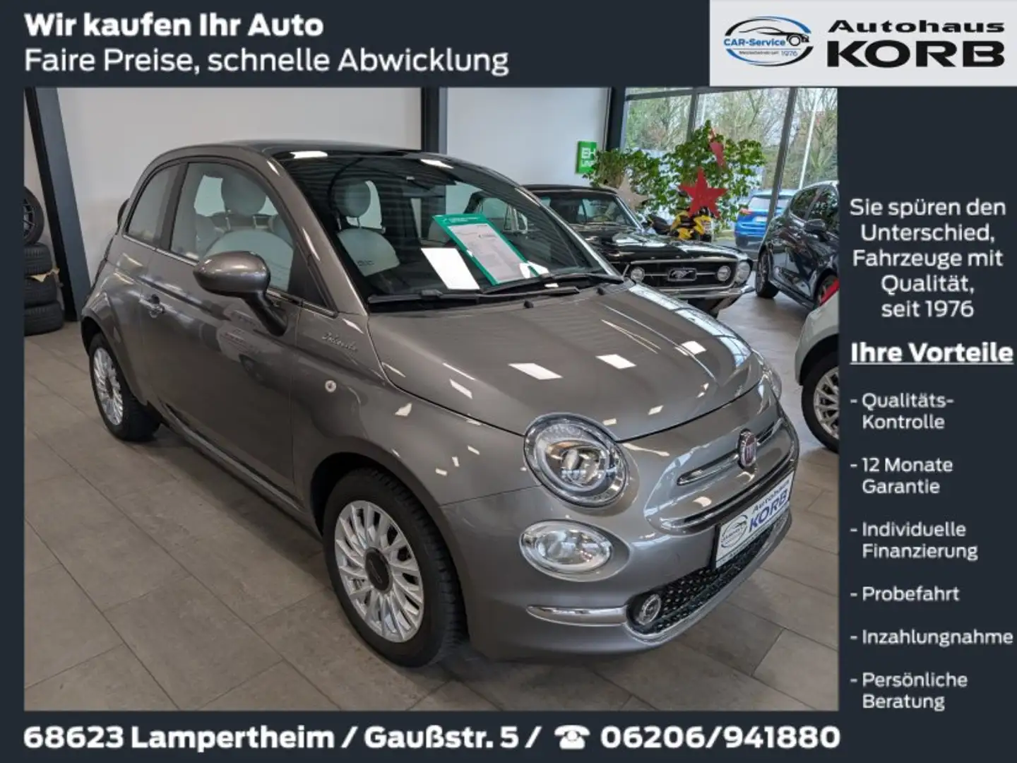 Fiat 500 500 1.0 GSE N3 Hybrid Dolcevita, Garantie Grau - 1