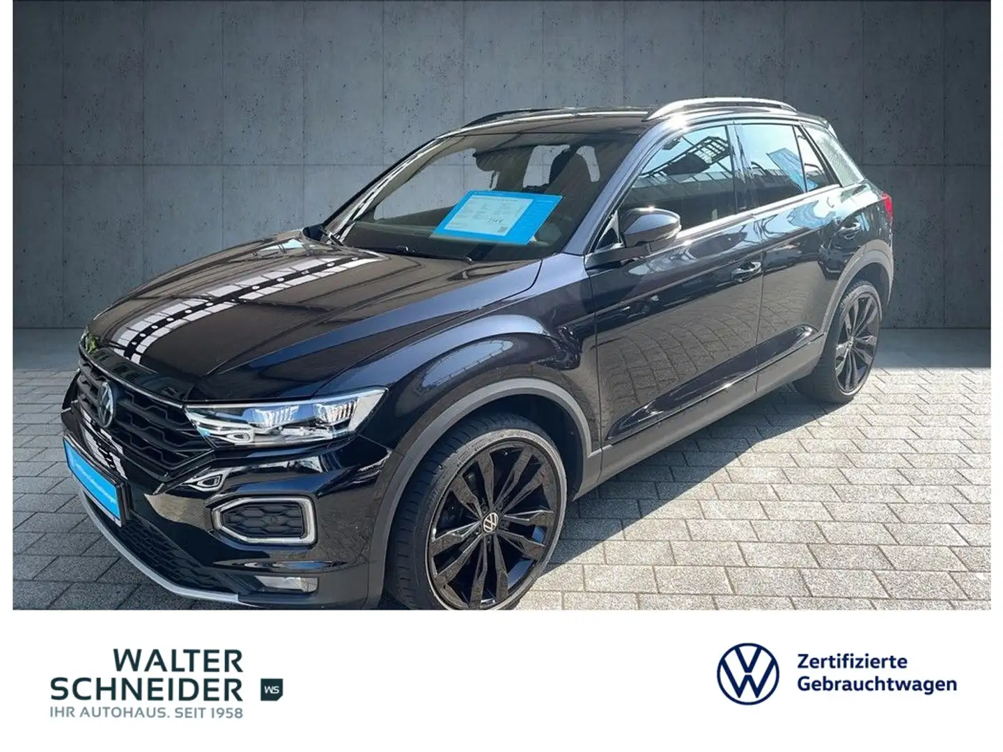 Volkswagen T-Roc 1.5 TSI Sport Black Style Navi LED RFK Fekete - 1