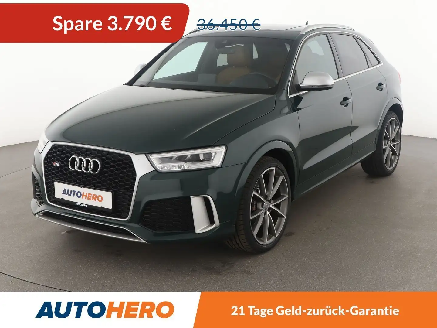 Audi RS Q3 2.5 TFSI quattro Performance Aut.*NAVI*LED*TEMPO* Grün - 1