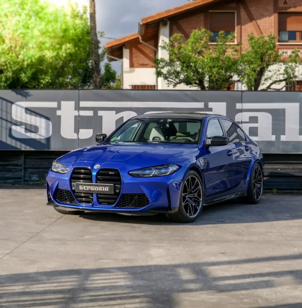 BMW M3 Competition Bleu - 2