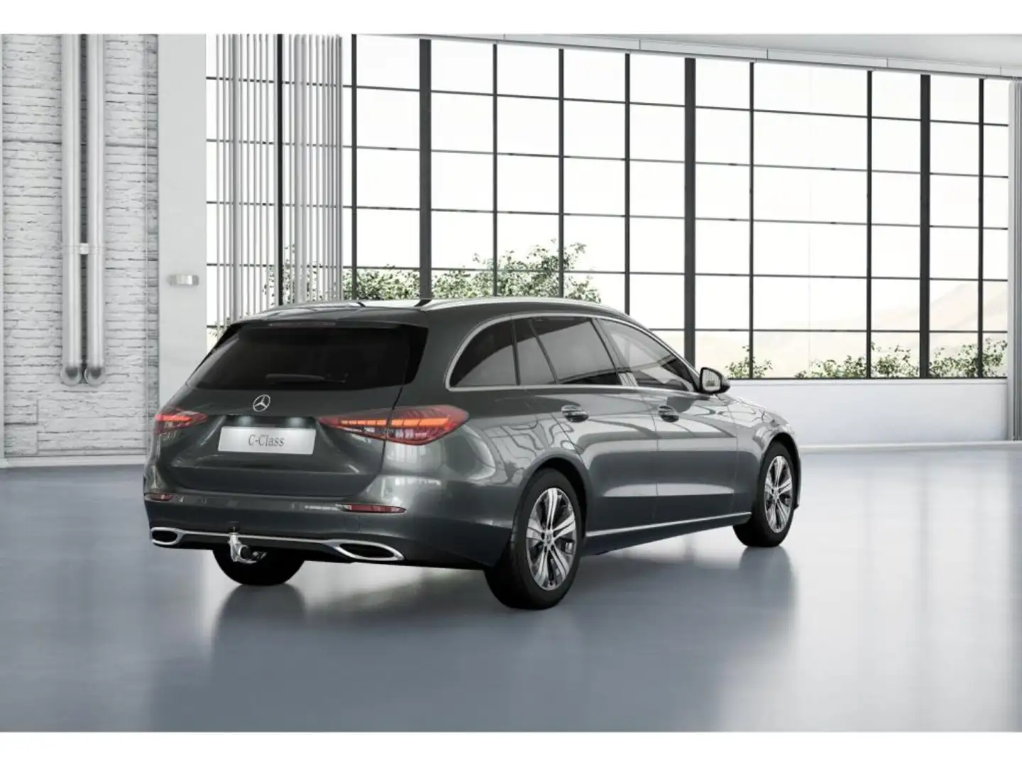 Mercedes-Benz C 220 d 4M T Avantgarde/Cam/HUD/AHK/Distr/Stdhz Grau - 2