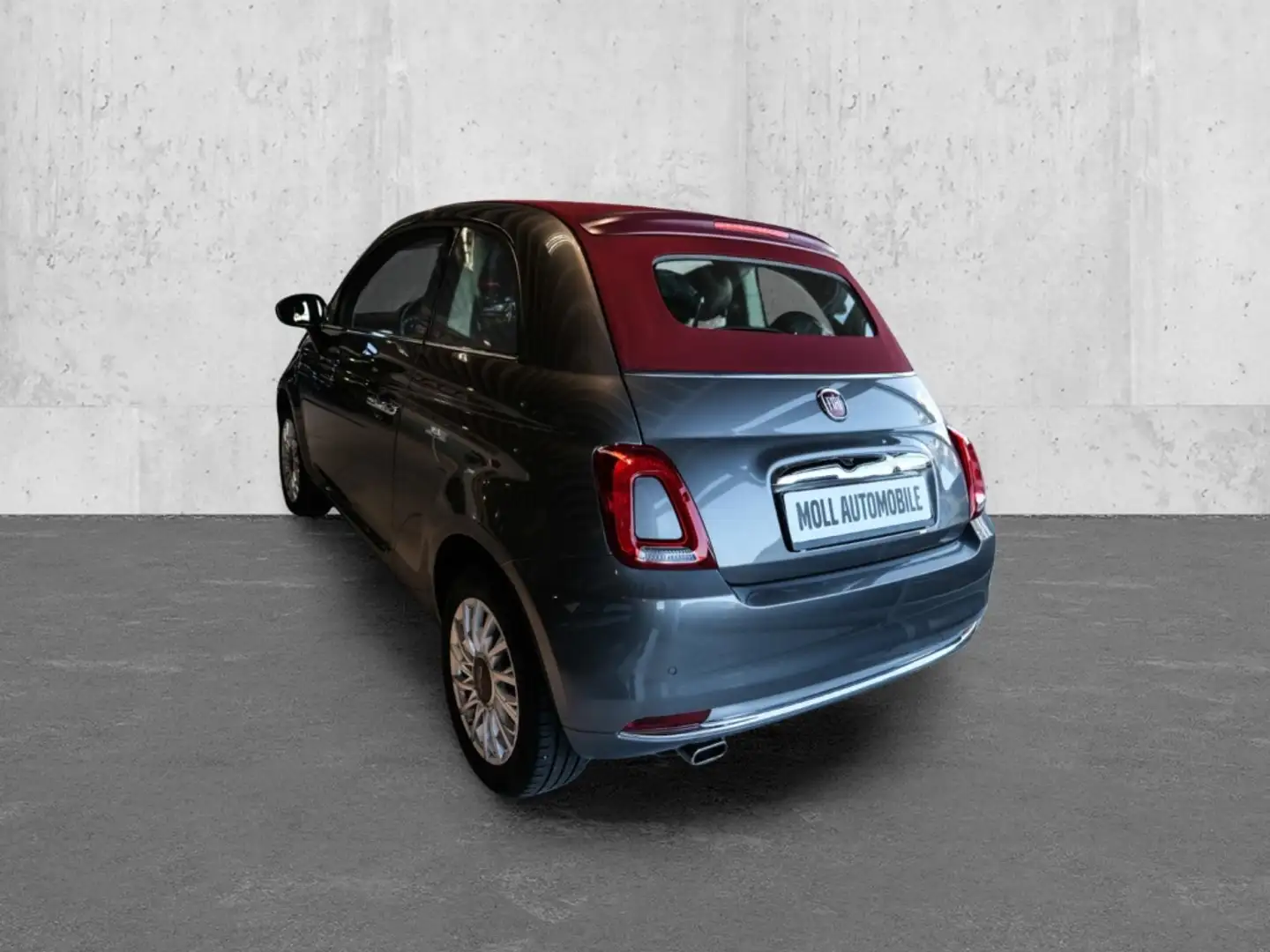Fiat 500C Lounge elektr. Faltdach PDC Klima Navi Alu Musikst Gris - 2