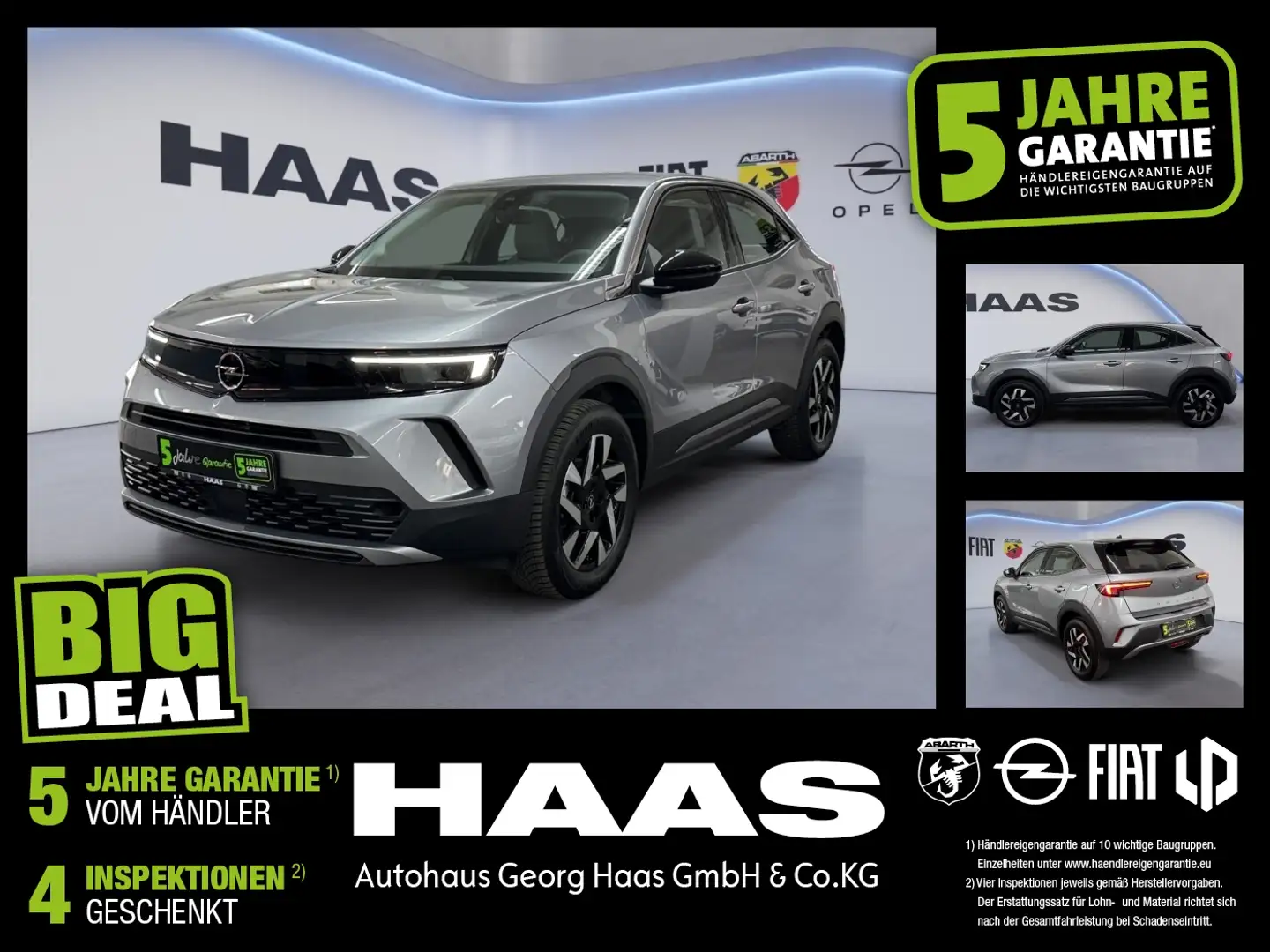 Opel Mokka 1.2 Turbo Elegance Klimaanlage,Bluetooth Gris - 1