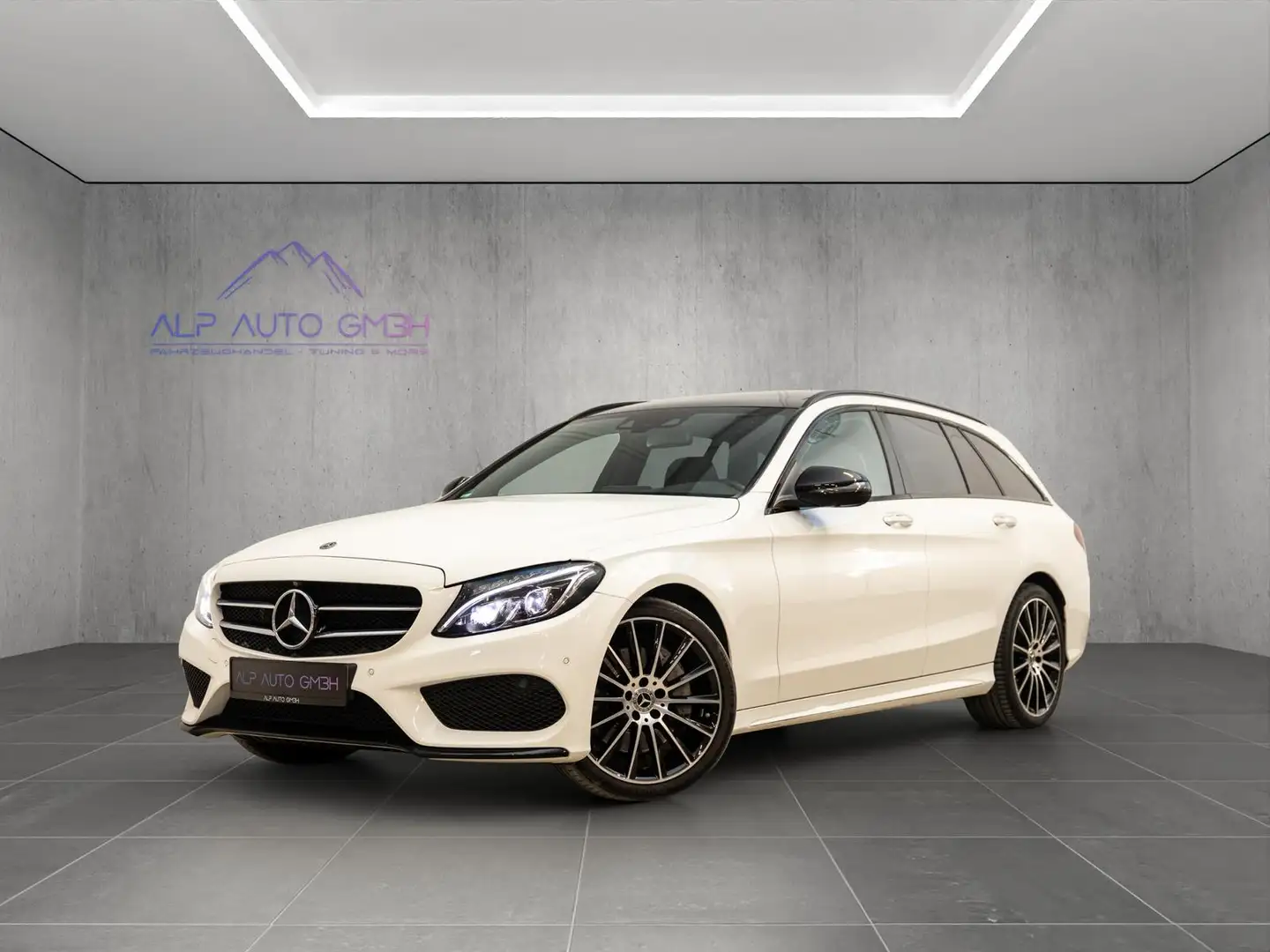 Mercedes-Benz C 400 C400 T 4Matic AMG/BUR/LED/NIGHT/LEDER/360°/U21 Weiß - 1