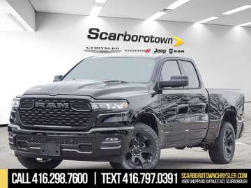 Black Express Quad Cab | Sport Hood | 20" Wheels