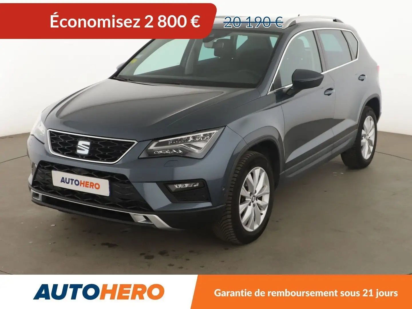 SEAT Ateca 1.6 TDI Ecomotive Urban Advanced Gris - 1