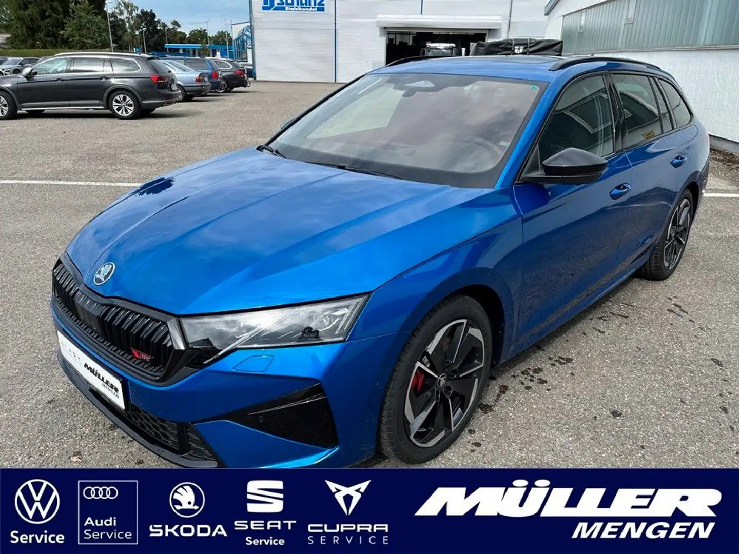 Skoda Octavia Combi RS 2,0 TSI DSG Pano.|Stdhz|HuD|DCC Blauw - 1