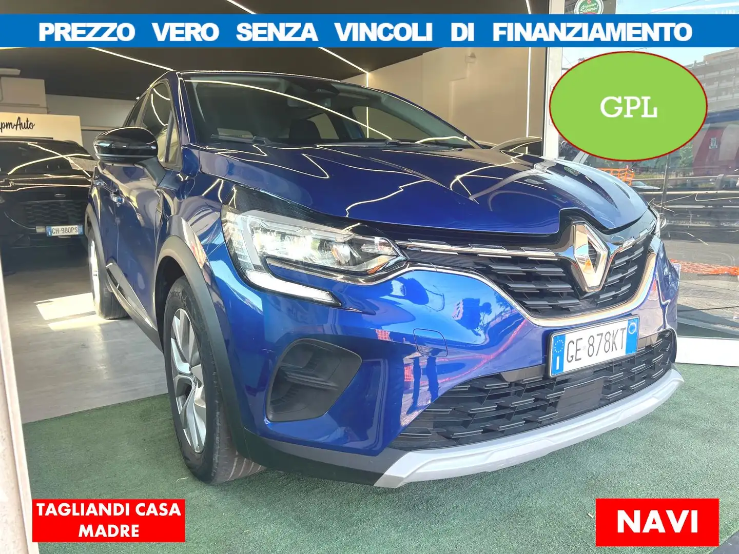 Renault Captur GPL 100cv*NO VINCOLI FINANZIAMENTO*TAGLIAND RENAUL Blu/Azzurro - 1