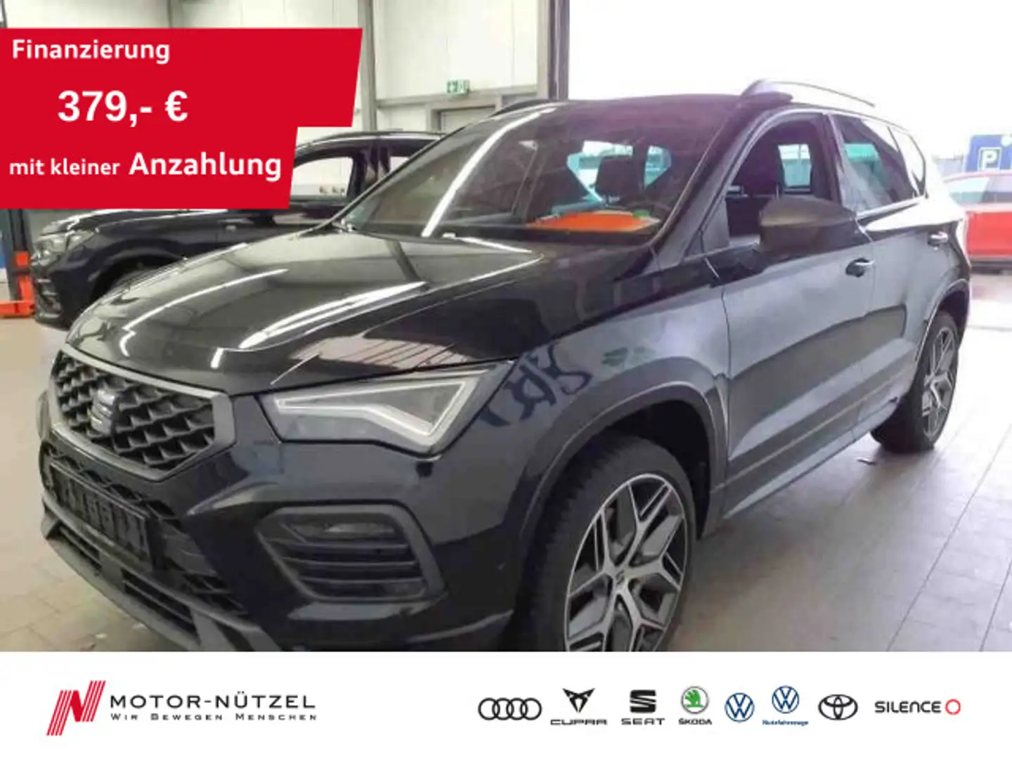 SEAT Ateca 2.0 TDI DSG FR LED+AHK+ACC+NAV+SHZ+RFK+PDC Schwarz - 1