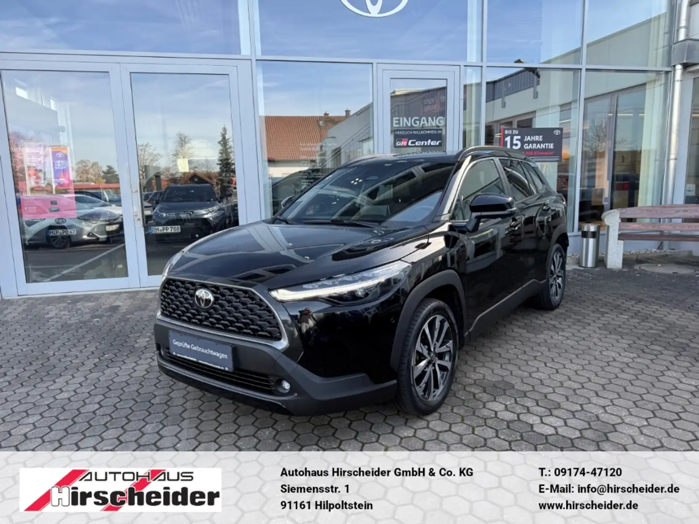 Toyota Corolla Cross Hybrid 2.0 Lounge 4x2*Glasdach*JBL*360Grad-Kamera* Negro - 1