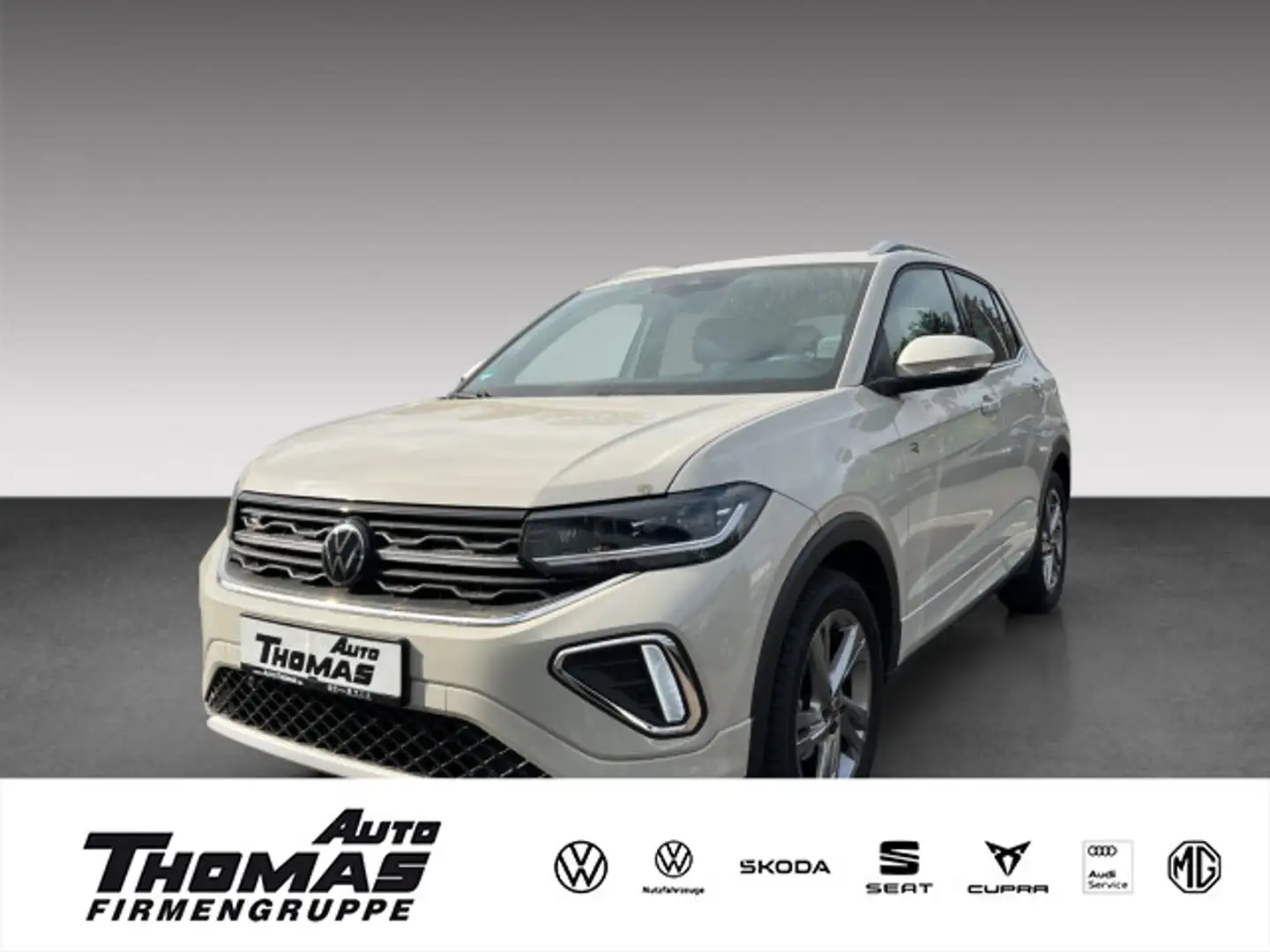 Volkswagen T-Cross 1.0 TSI 6-Gang R-Line SHZ Klima GRA Grau - 1