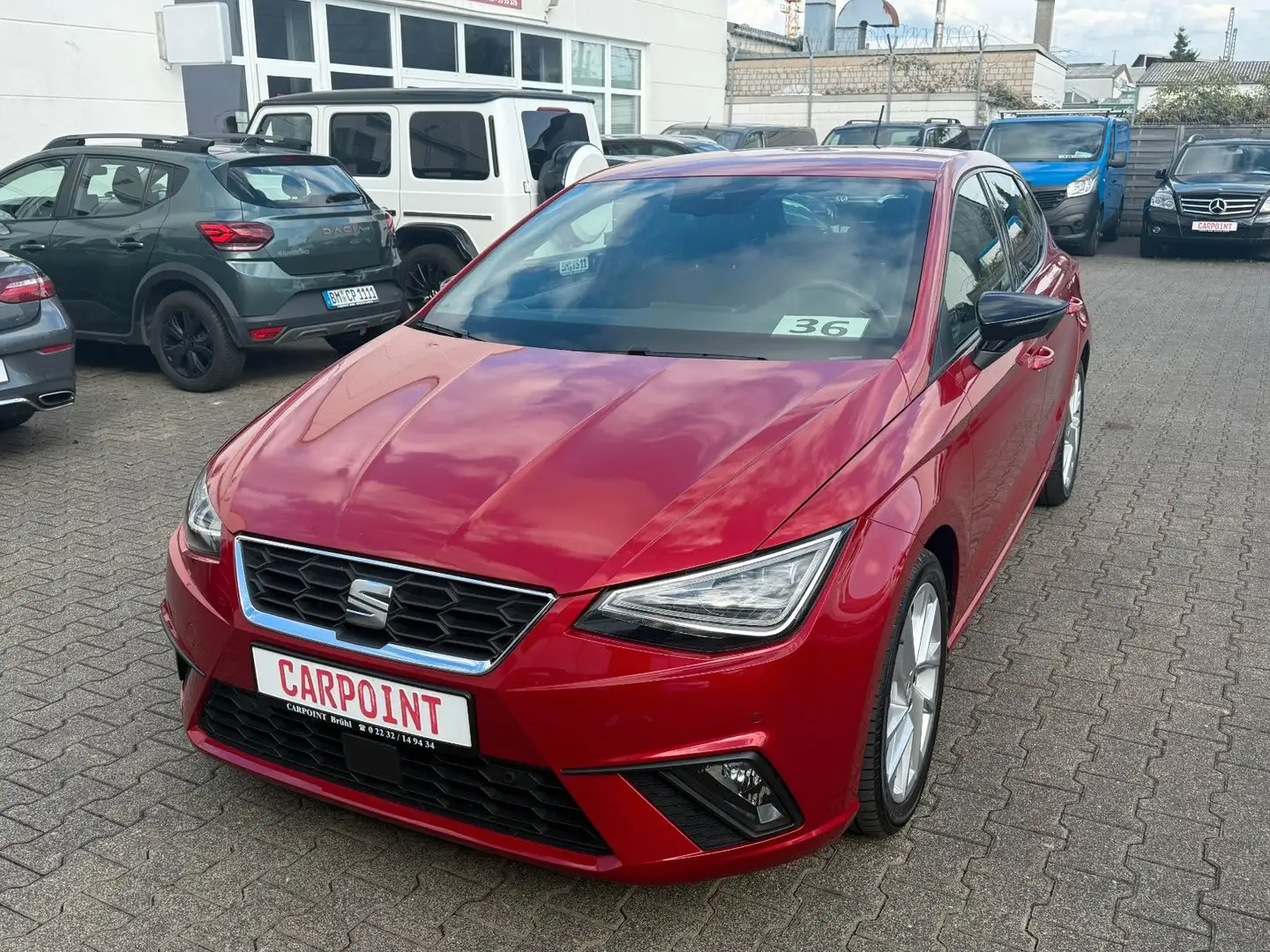 SEAT Ibiza FR Beats KAMERA/LED/KLIMA/NAVI/SHZ/1.HAND Rood - 1