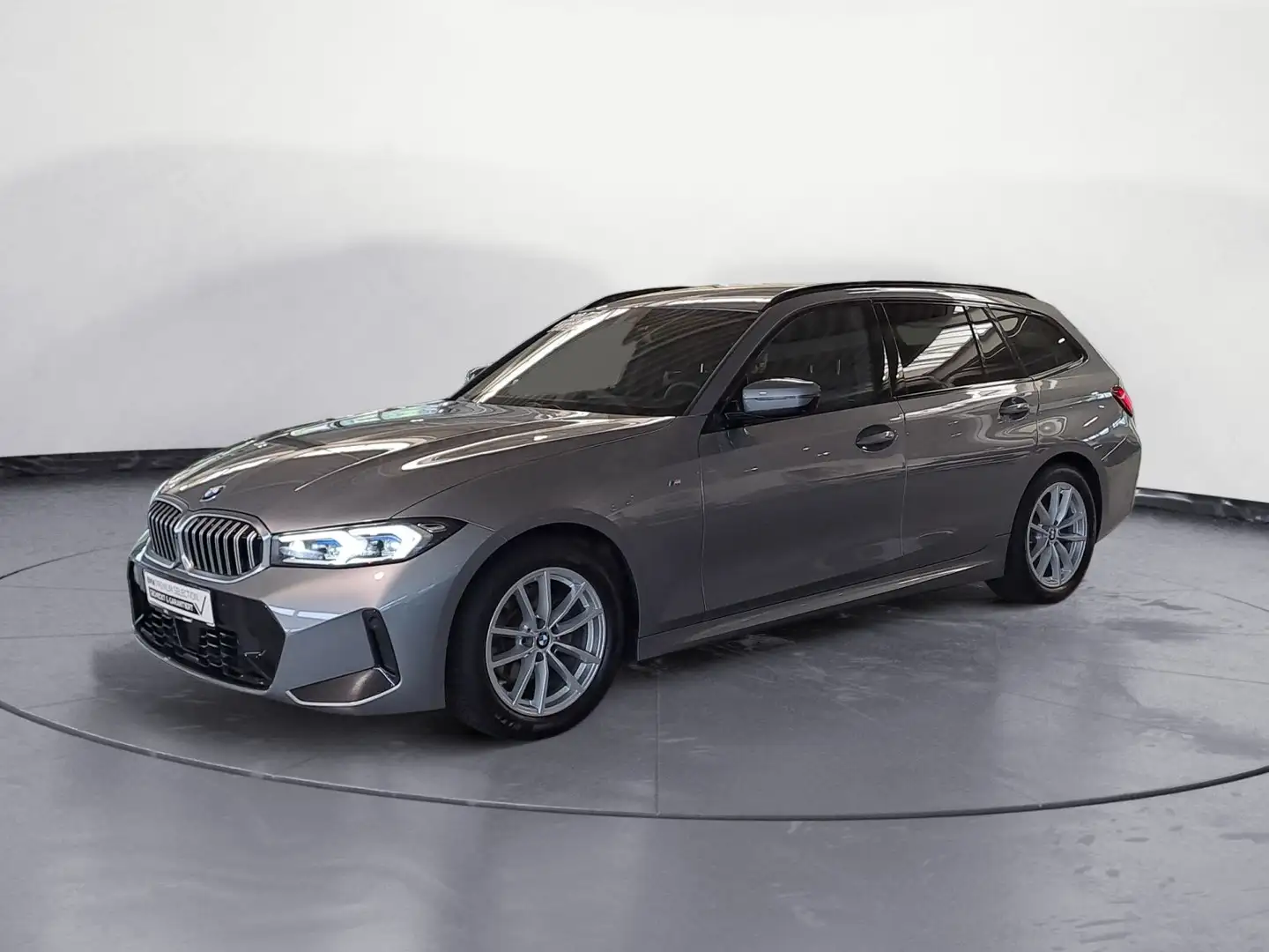 BMW 320 d Touring M Sport AHK ACC HEAD UP Navi LCI Gris - 2