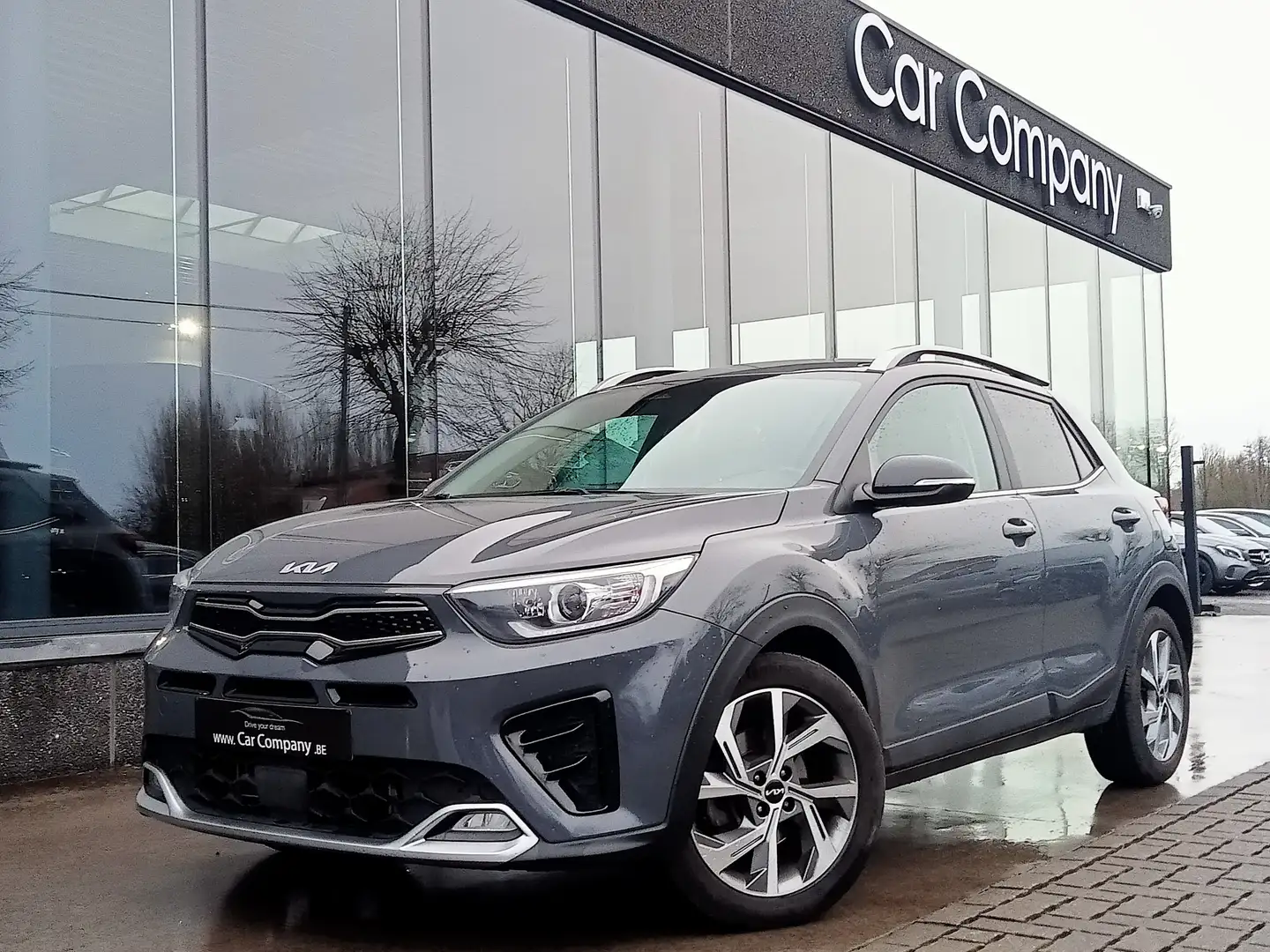 Kia Stonic 1.0 T GT Line ISG DCT*GPS*CAM*STUUR&ZETELVERW*DAB Grijs - 1