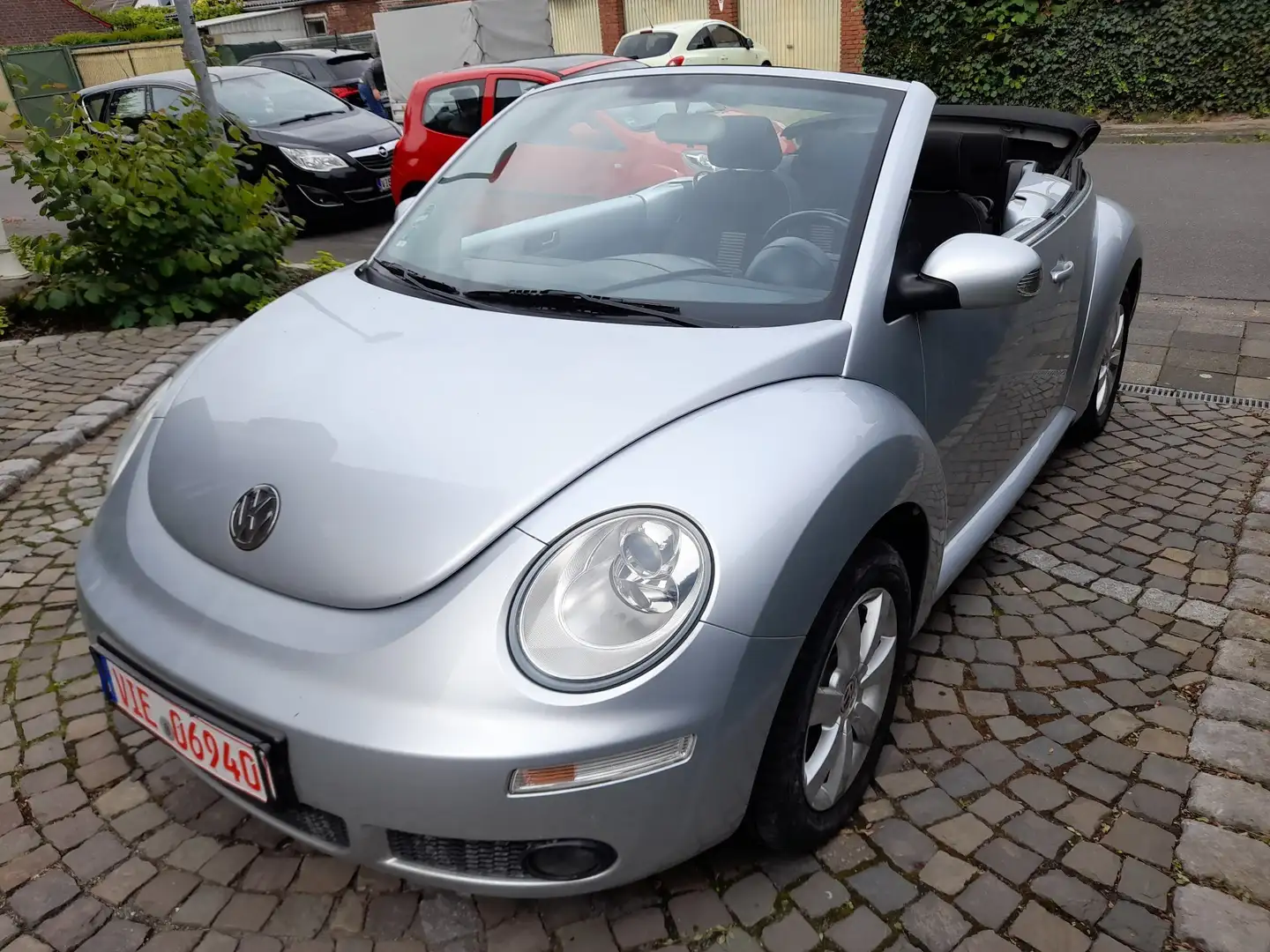 Volkswagen New Beetle GARANTIE ! elek.CABRIO Klima Sitzheiz.TOP Argent - 1