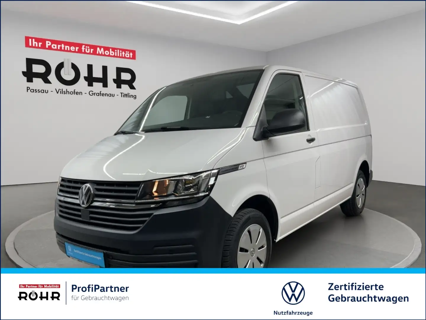 Volkswagen T6.1 Transporter Kasten KR (PDC.AHK.DAB+.Sitzheizung) 2.0 TDI 6-Gan Blanc - 1