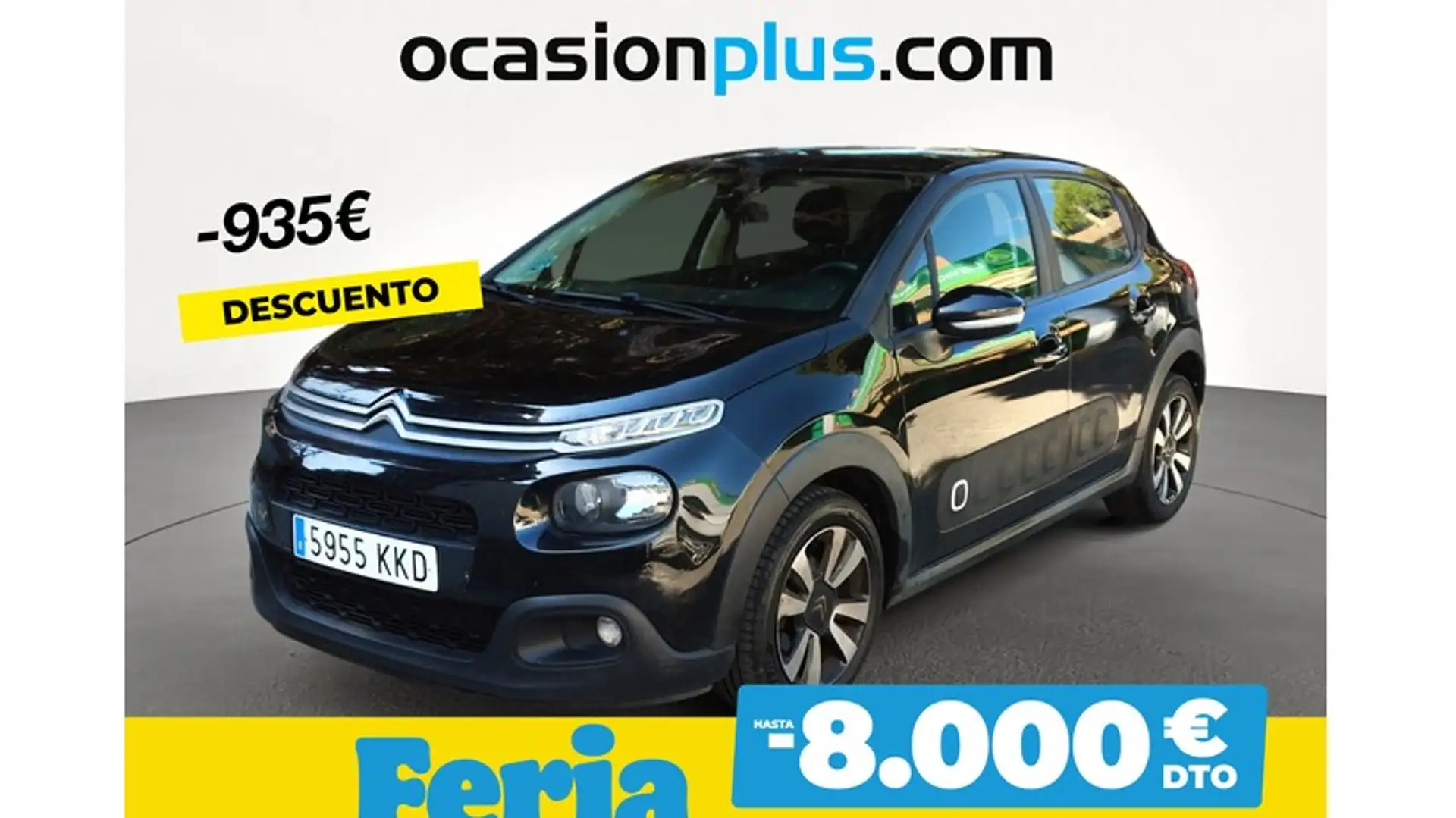 Citroen C3 1.6BlueHDi S&S Feel 75 Noir - 1