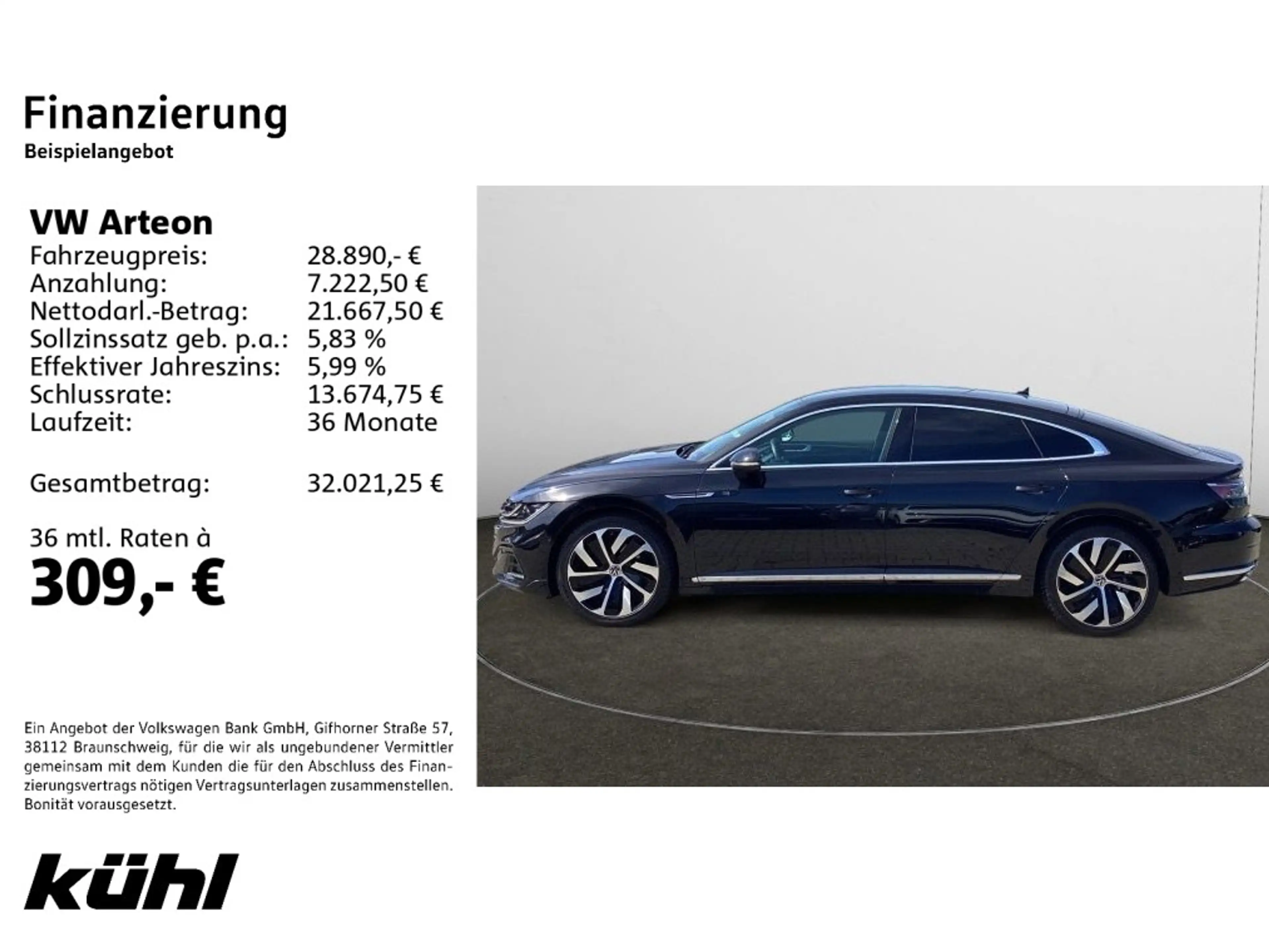 Volkswagen Arteon 2.0 TDI DSG R-Line Navi,AHK,Matrix,Standh — photo 2