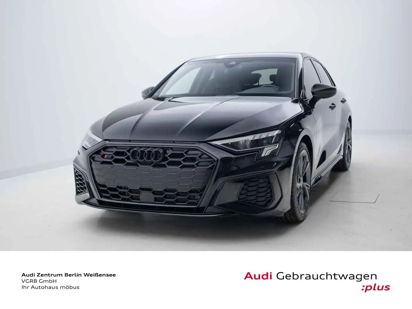 Audi S3 2.0 TFSI S-TRO*ACC*QUA*APP*RFK*NAVI Schwarz - 2