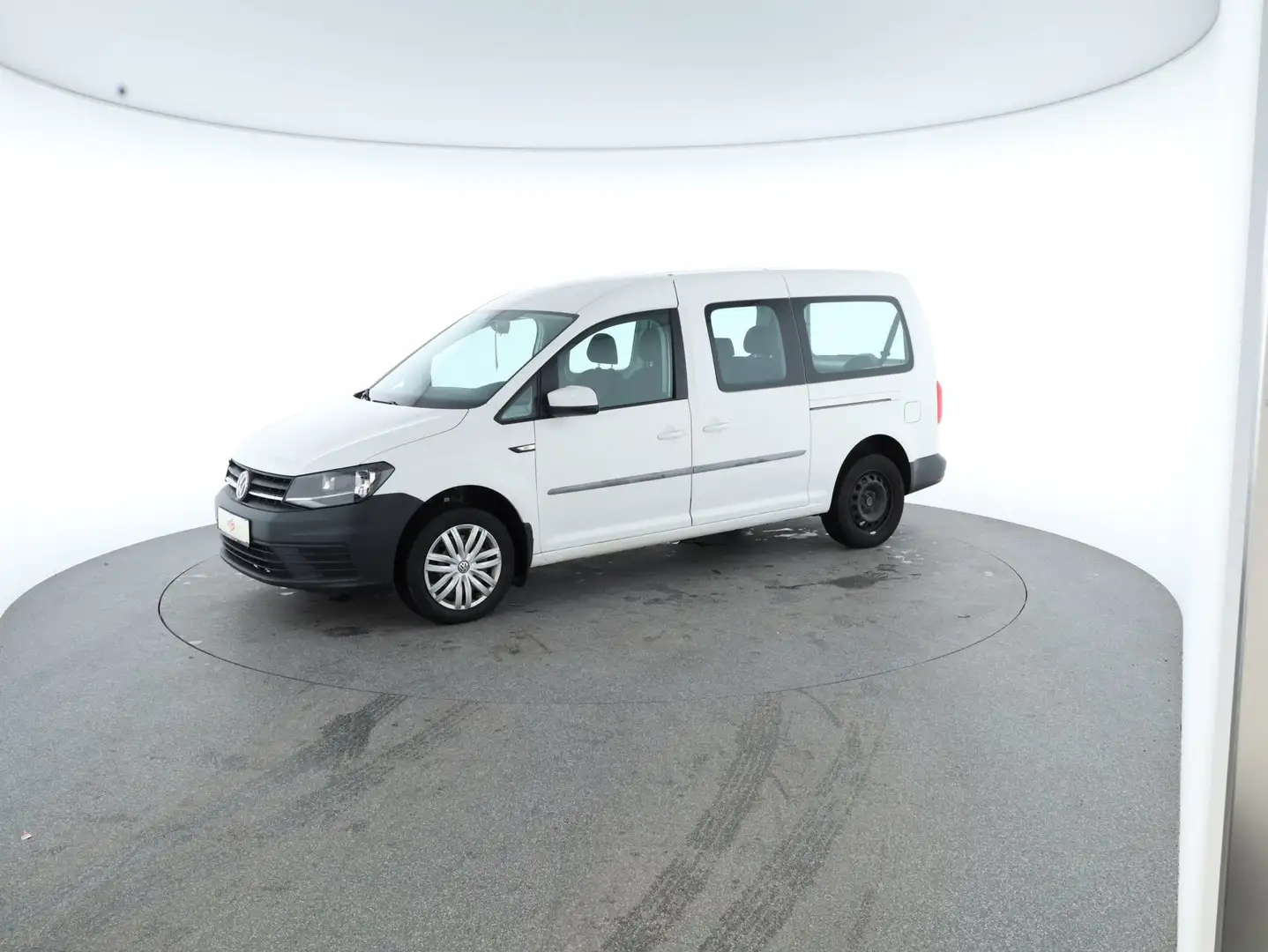 Volkswagen Caddy Maxi PKW 2.0 TDI BMT Maxi Trendline AHK+RFK+ Weiß - 1