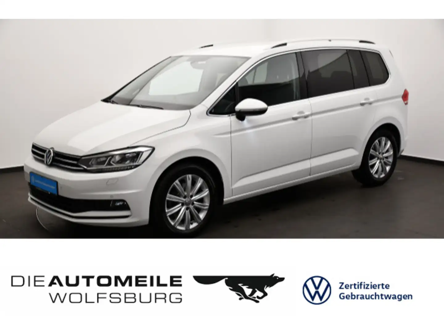 Volkswagen Touran 1.5 TSI DSG Highline Rückfahrkam/Sitzh. v Weiß - 1