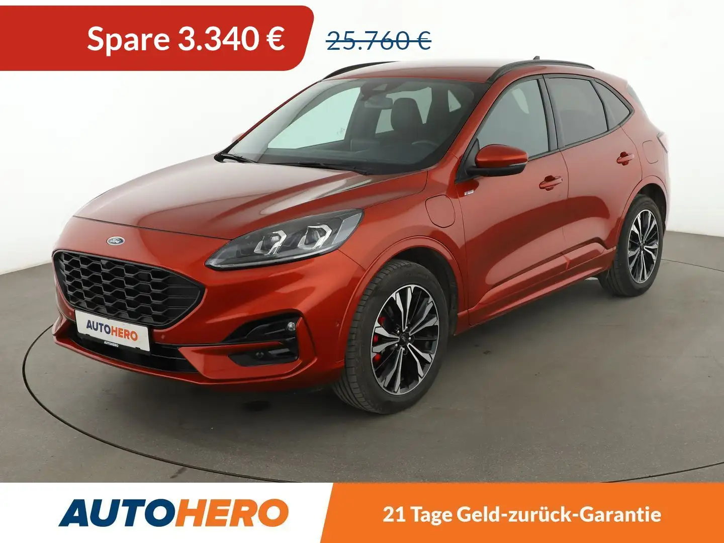 Ford Kuga 2.5 Plug-in Hybrid ST-Line X Aut.*TEMPO*NAVI*PDC* Orange - 1