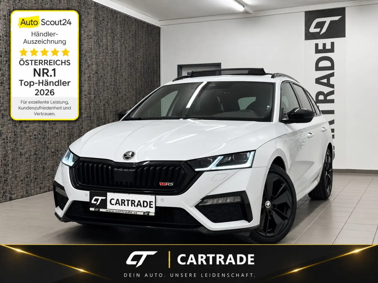 Skoda Octavia Combi 2.0 TDI DPF RS Weiß - 1
