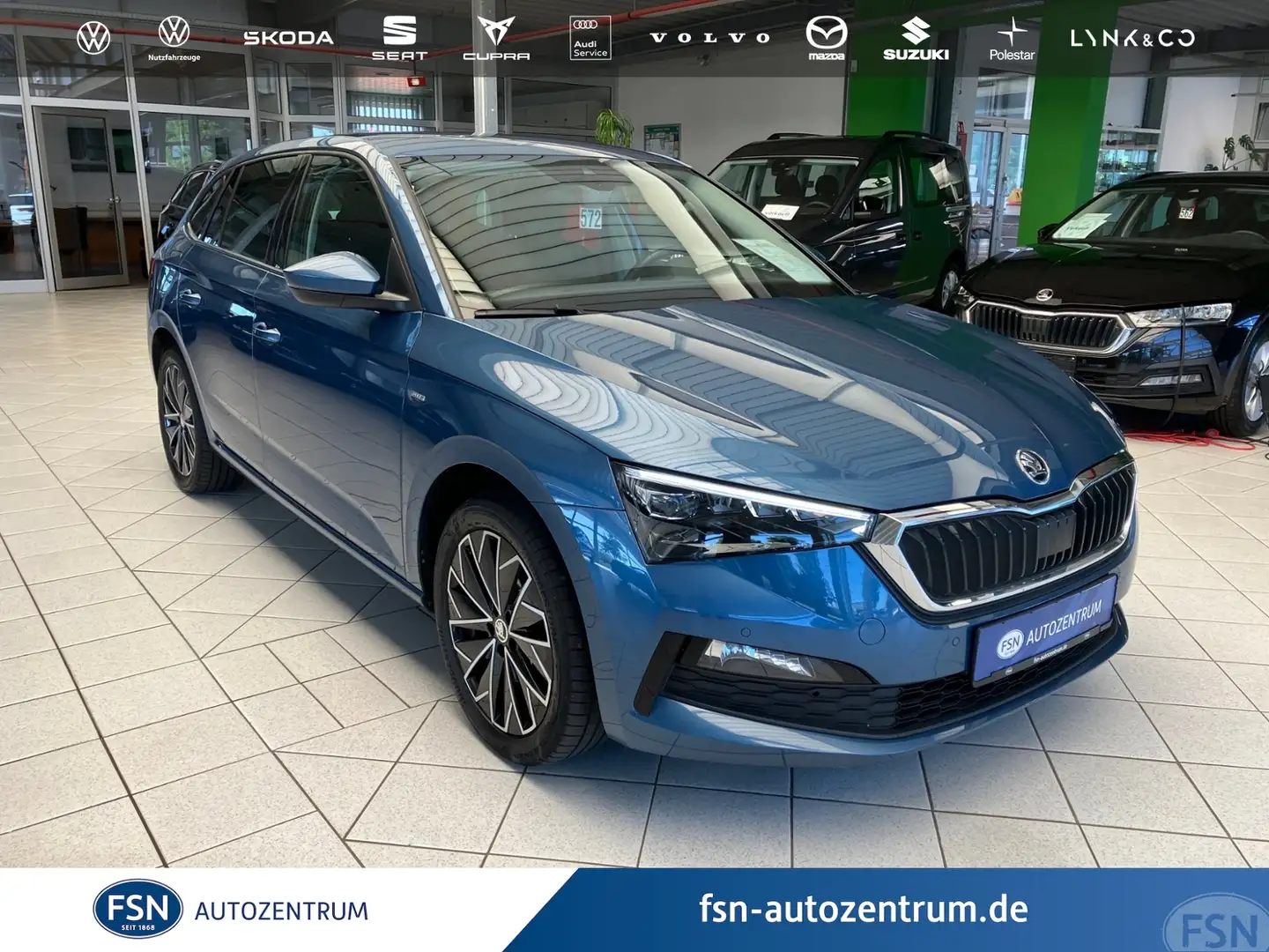 Skoda Scala 1.0 TGI G-TEC Drive 125 LED RFK Blau - 1