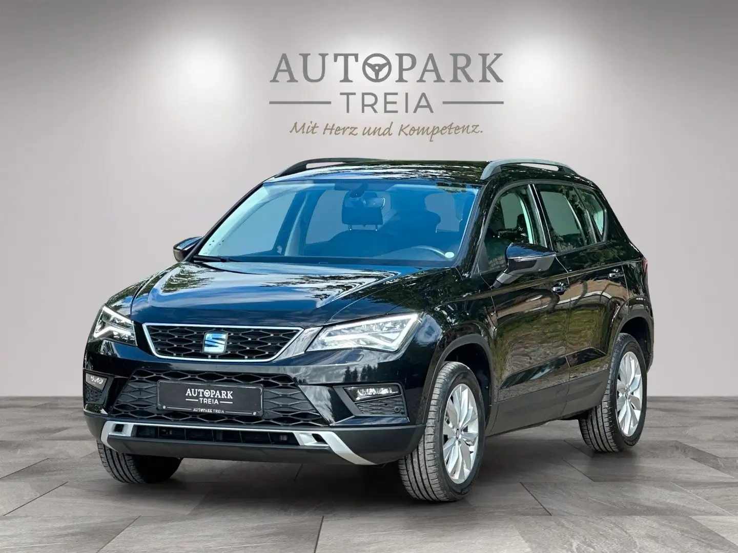 SEAT Ateca Style (LED-TEMPO-BT-SHZ-360° PDC-TOTW-TÜV) Schwarz - 1
