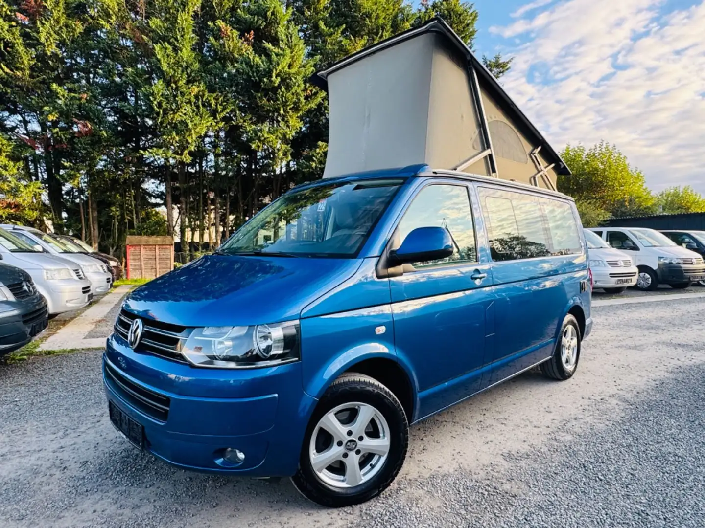 Volkswagen T5 California Comfortline Aufstelldach/Küche/SHZ Blau - 1
