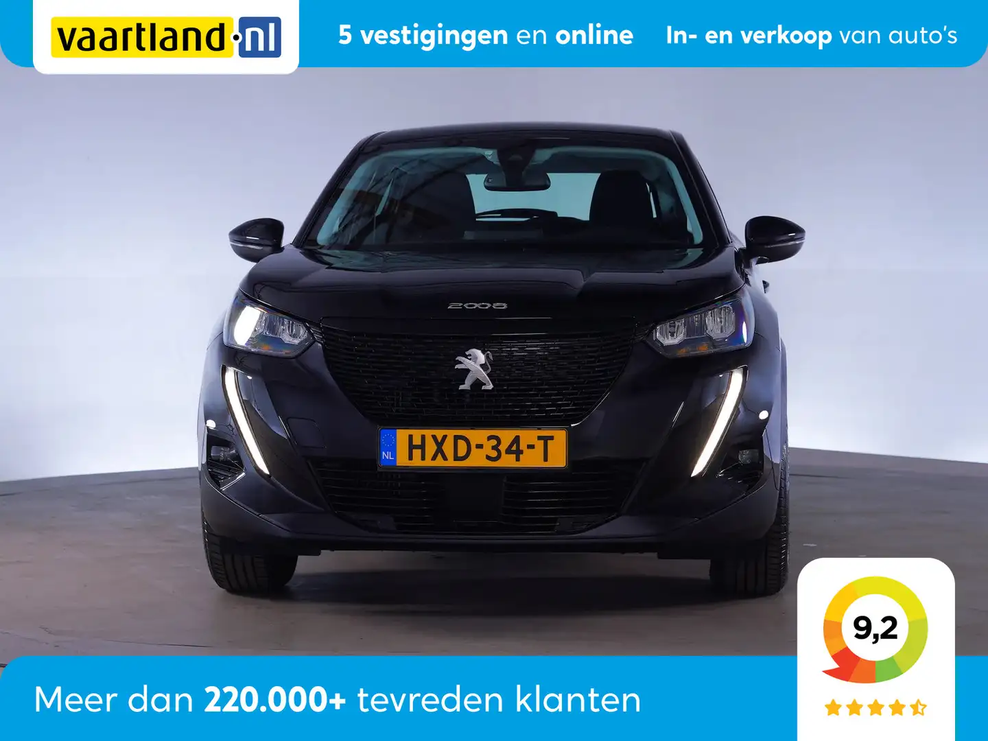 Peugeot 2008 1.2 PureTech Active Pack [ Navi Carplay Climate ] Zwart - 1