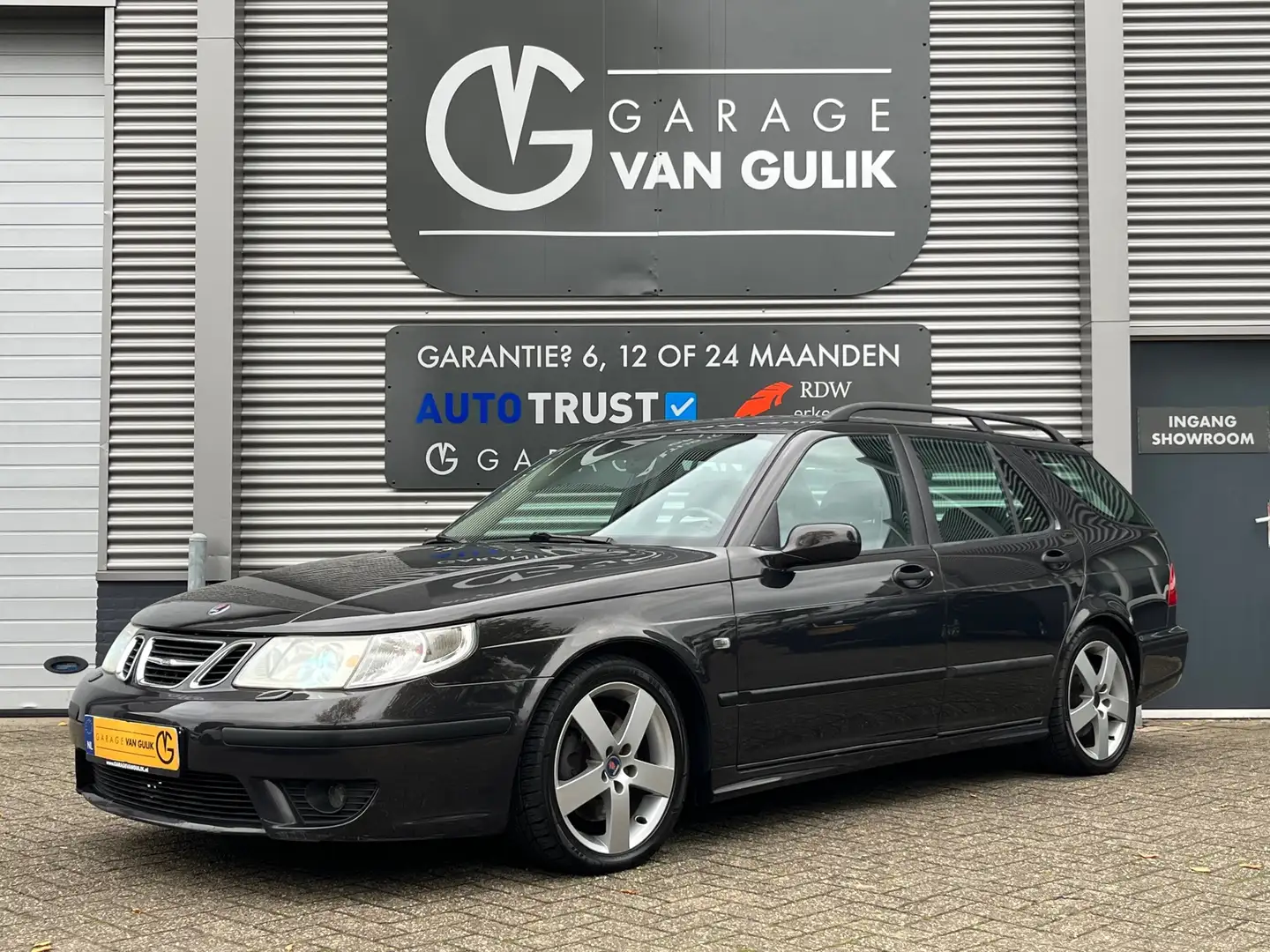 Saab 9-5 Estate 2.3 Turbo Aero 250PK Trekhaak,Navi,Clima,Cr Zwart - 1