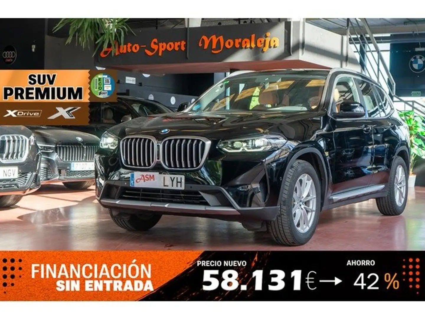 BMW X3 xDrive 20dA xLine Negro - 1