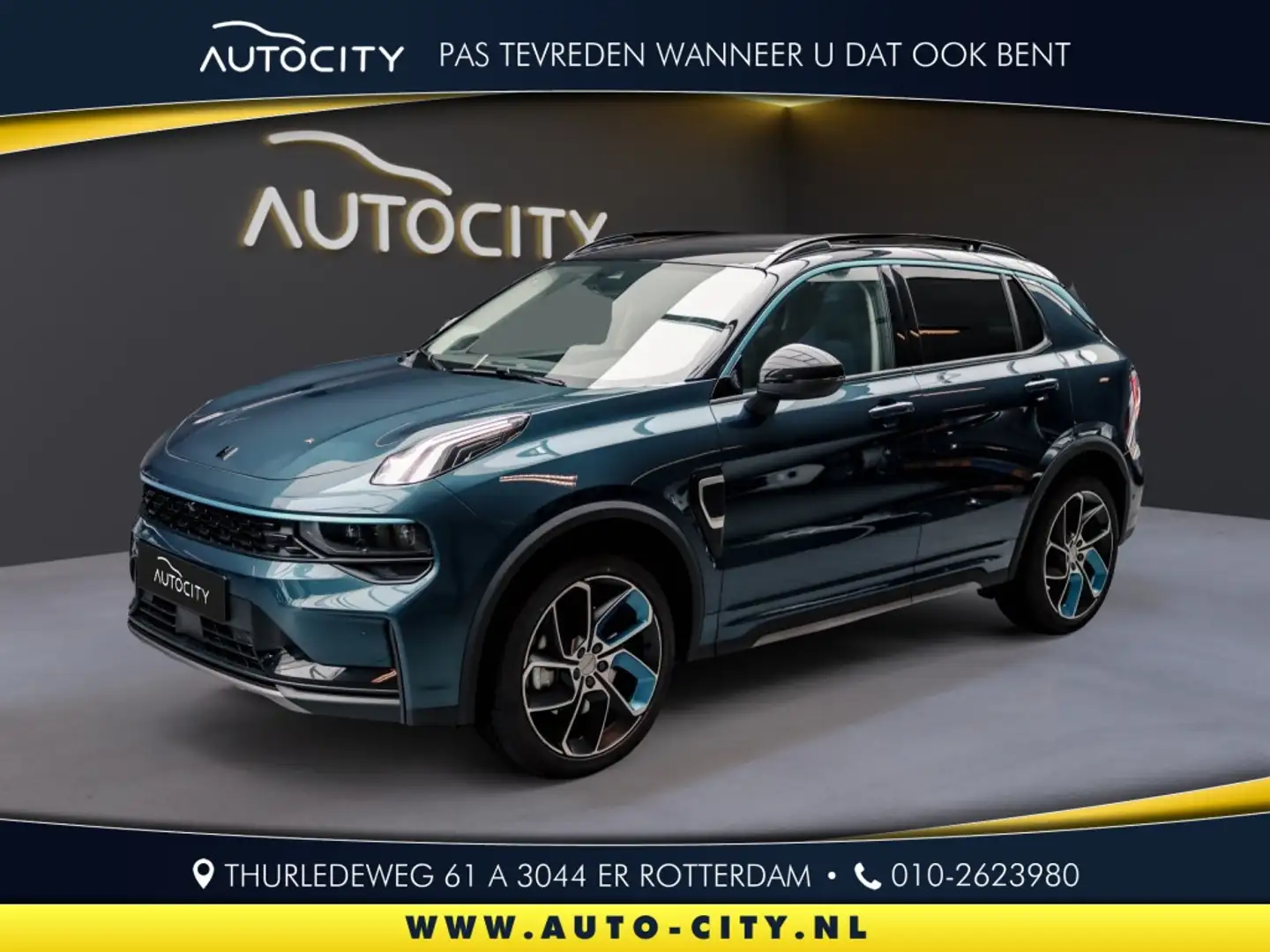 Lynk & Co 01 1.5 PHEV l 360 Camera l Pano l 6.6KW Albastru - 1