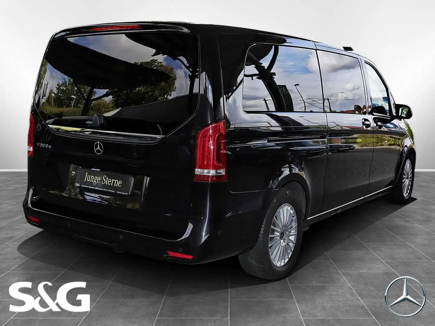 Mercedes-Benz V 300 d AVANTGARDE EDITION Extralang 360°+LED Schwarz - 2