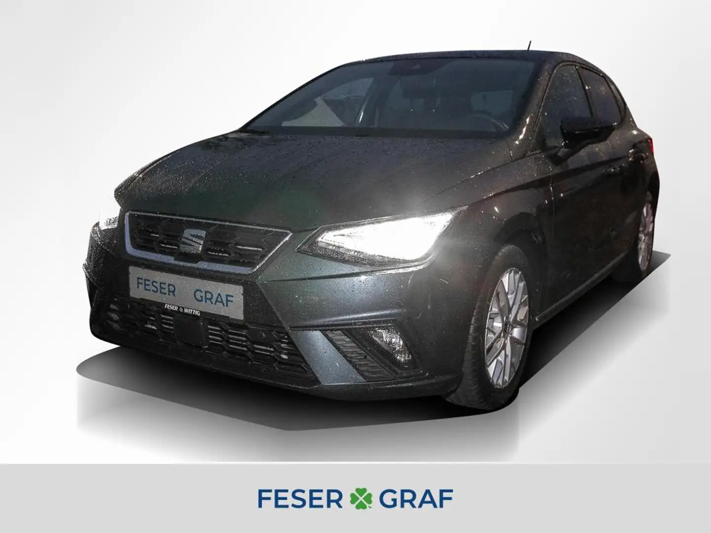 SEAT Ibiza FR 1.0 TSI Kamera/SitzHz/FullLink/LED/ACC/DAB Gris - 1