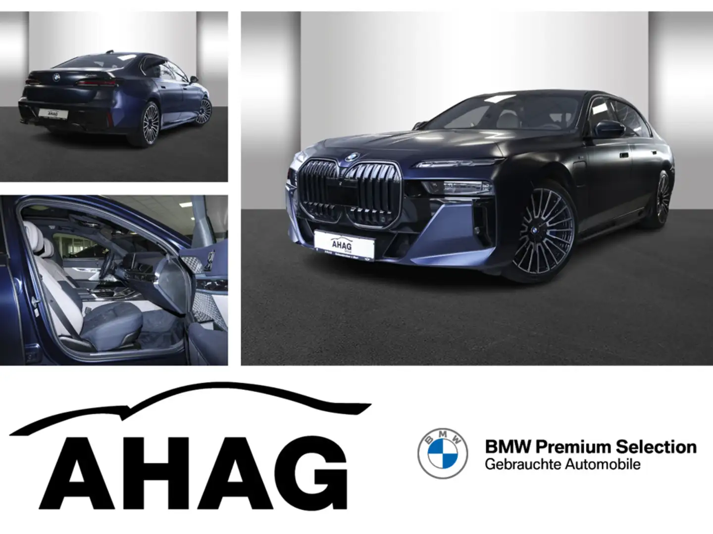 BMW 725 750e xDrive M Sportpaket UPE 187TEuro 21" Bowers Bleu - 1