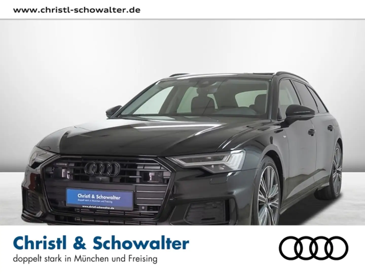Audi A6 Avant 55 TFSIe quat S-Tronic S line Ext sport Zwart - 1