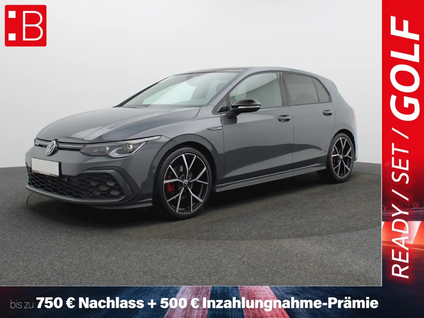 Volkswagen Golf 8 2.0 TDI DSG GTD PANO AHK H+K IQ.LIGHT 19 Šedá - 1